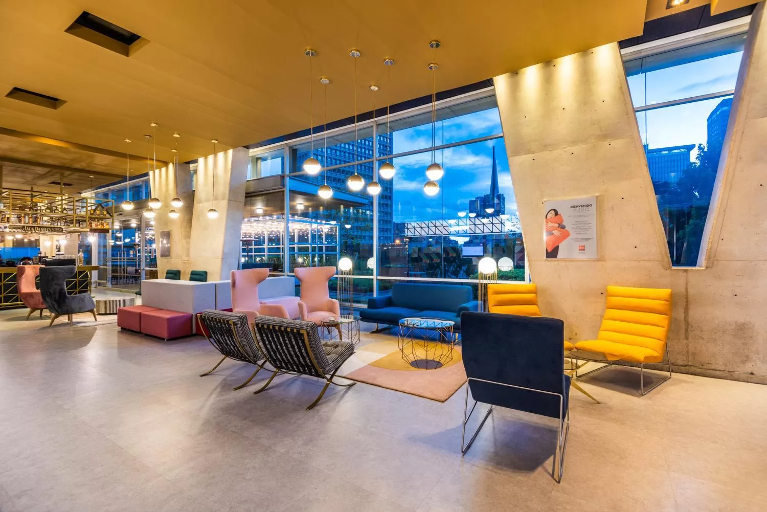 Lobby or reception in ibis Bogota Museo
