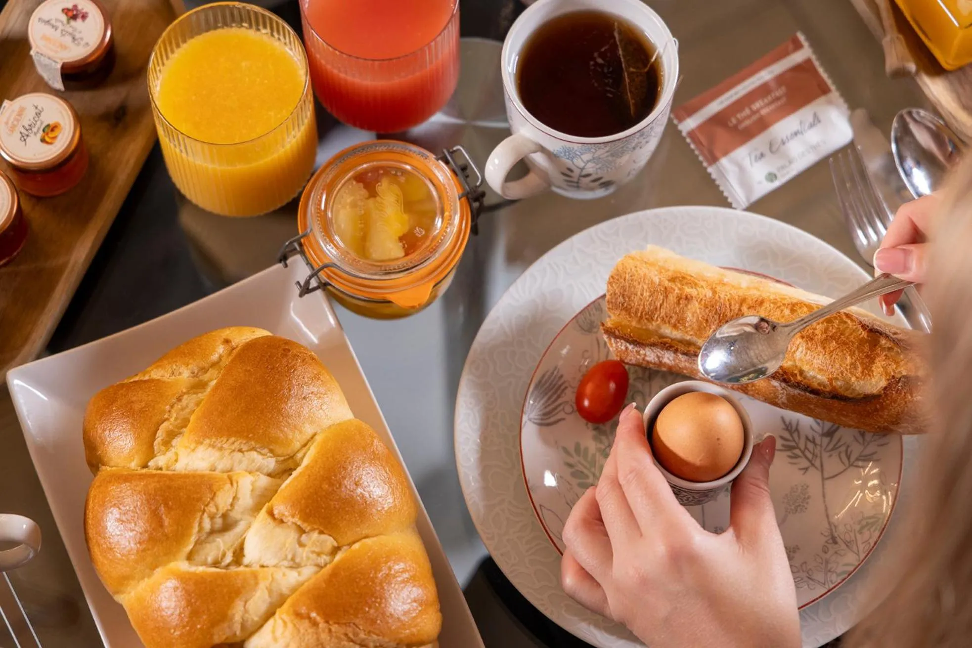 Buffet breakfast in Hotel Chavanel