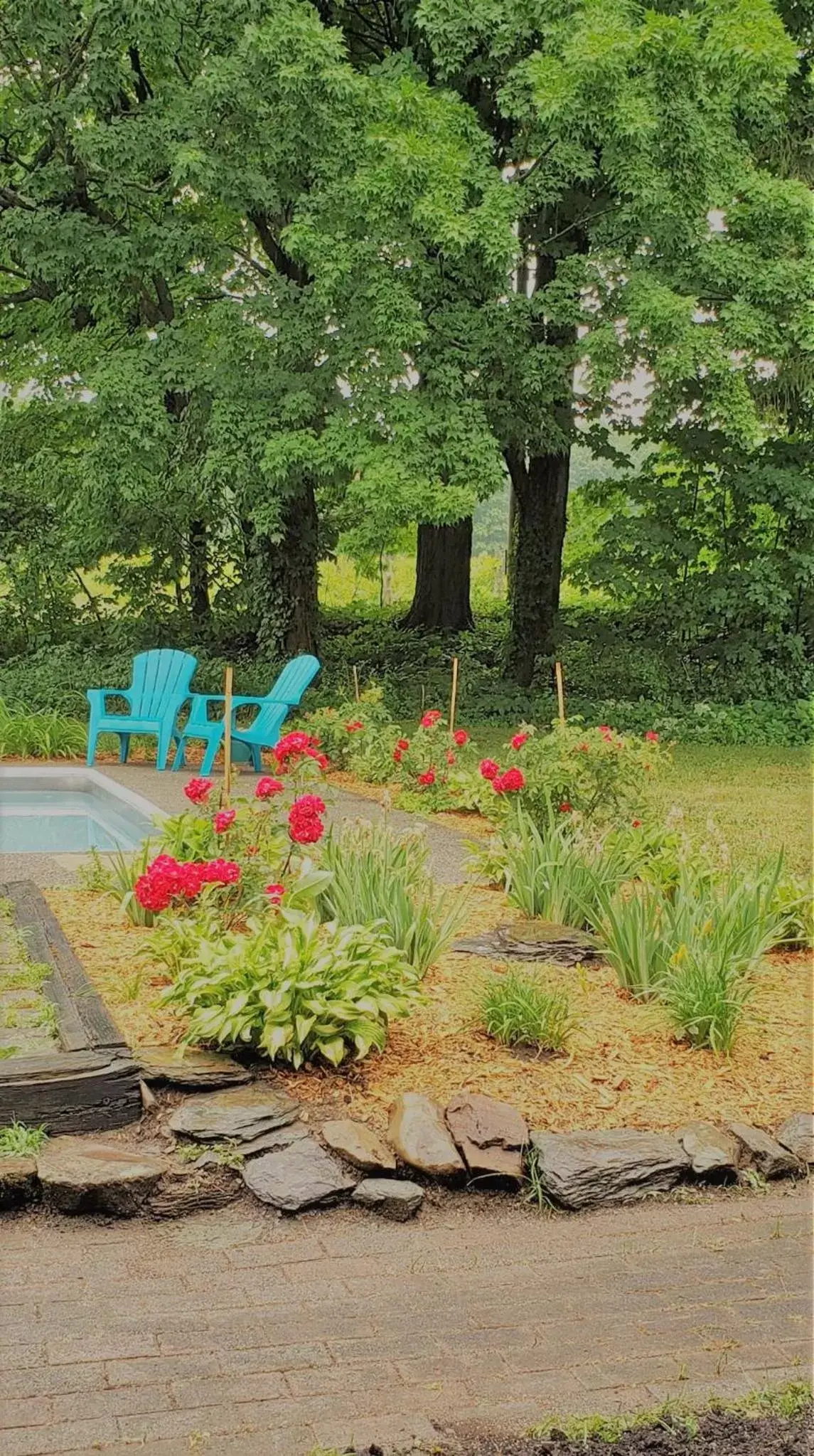 Garden in Auberge du Vignoble Bromont