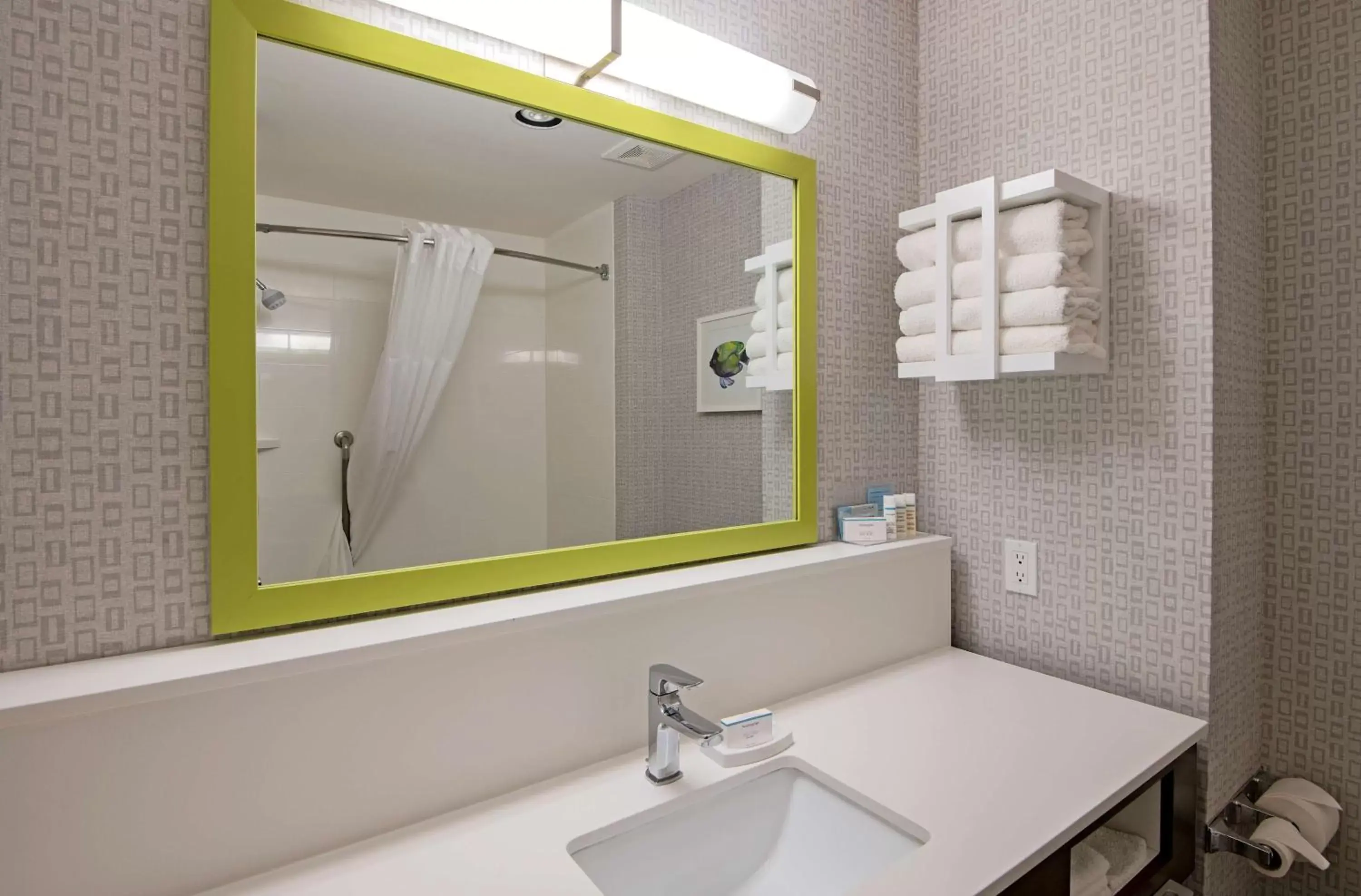 Bathroom in Hampton Inn by Hilton Kamloops