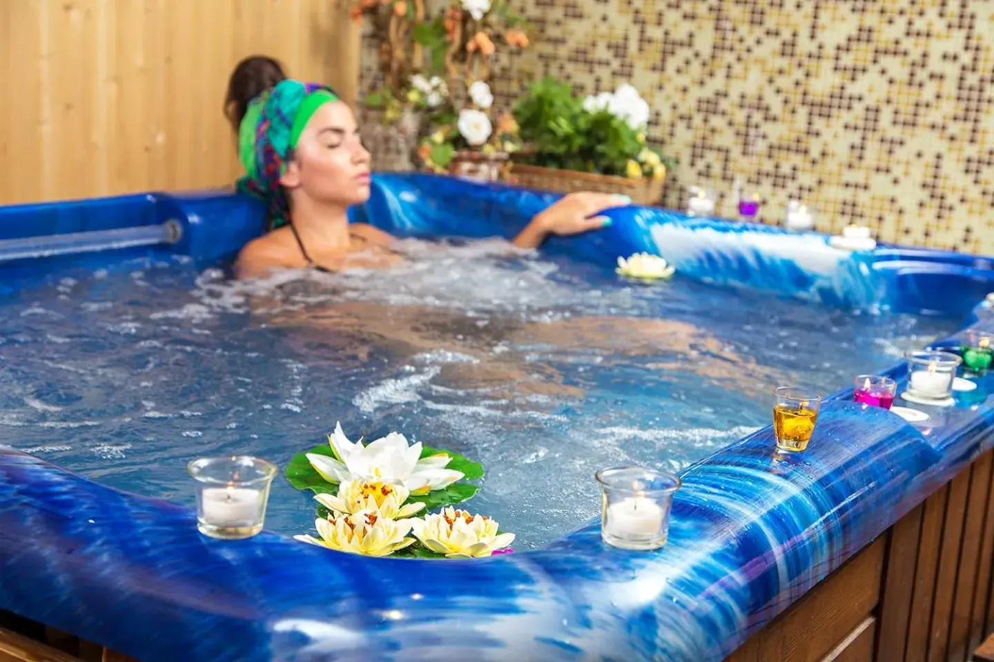 Hot Tub, Swimming Pool in Hotel Bankya Palace