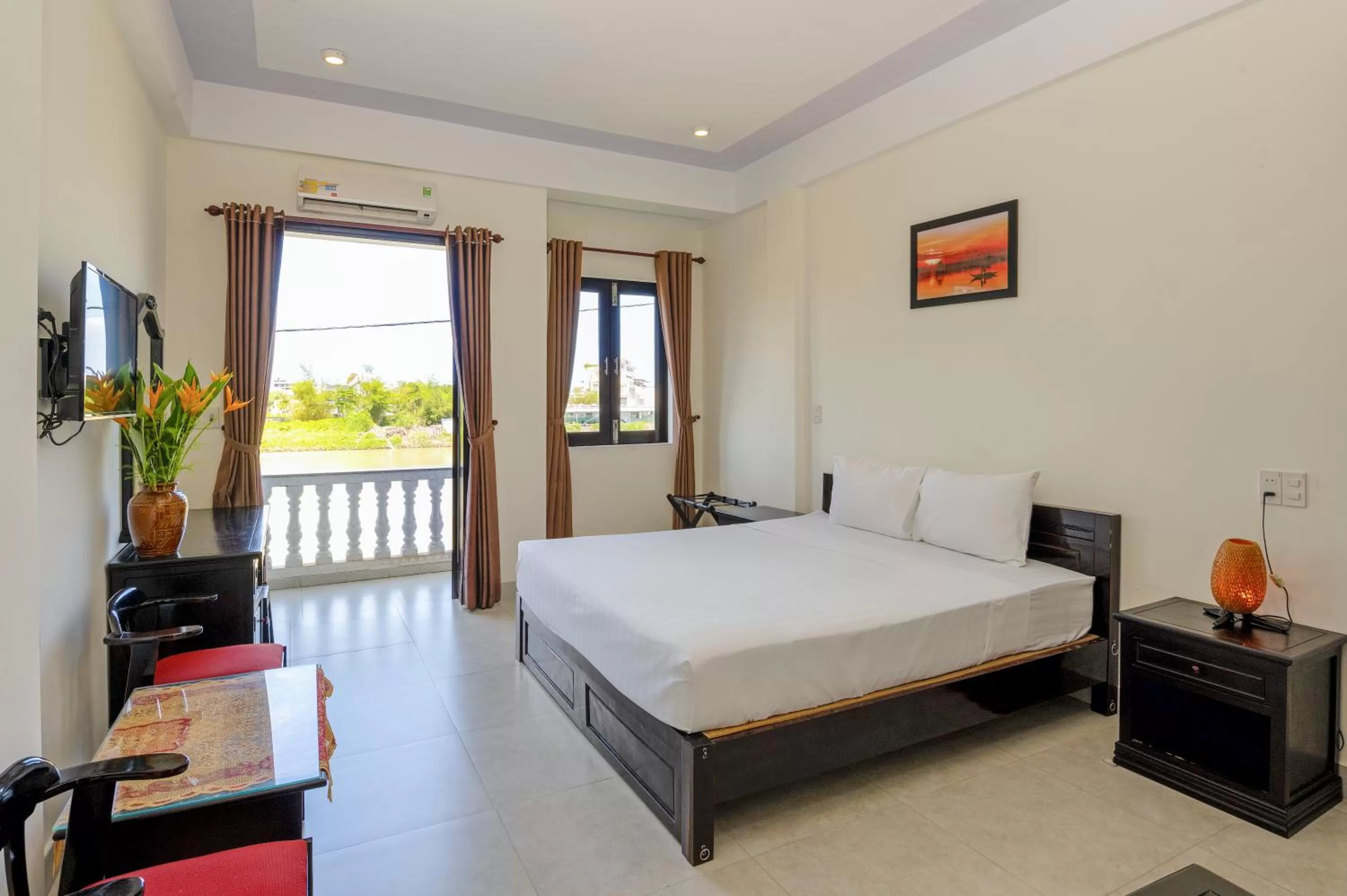 Property building, Bed in Blue River Boutique Hoi An Hotel