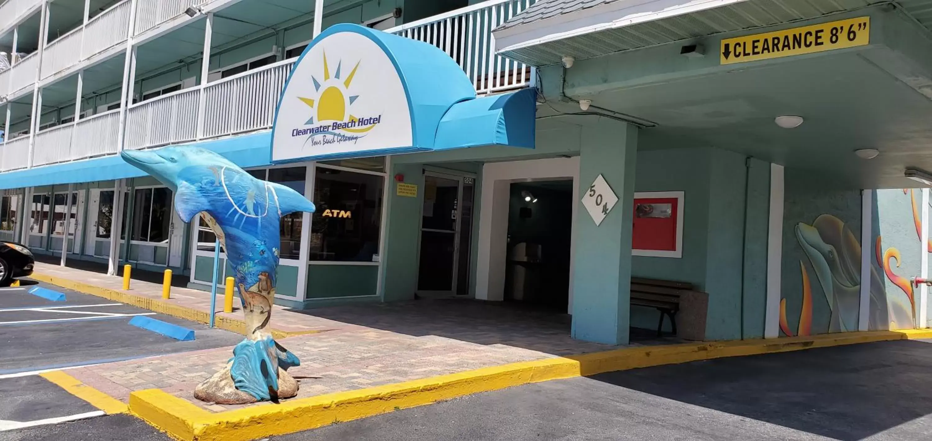 Facade/entrance in Clearwater Beach Hotel