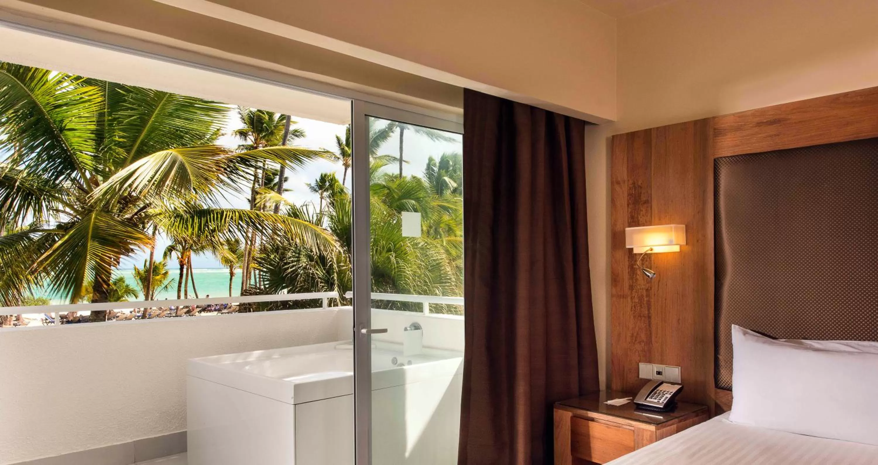 View (from property/room), Bed in Occidental Punta Cana - All Inclusive