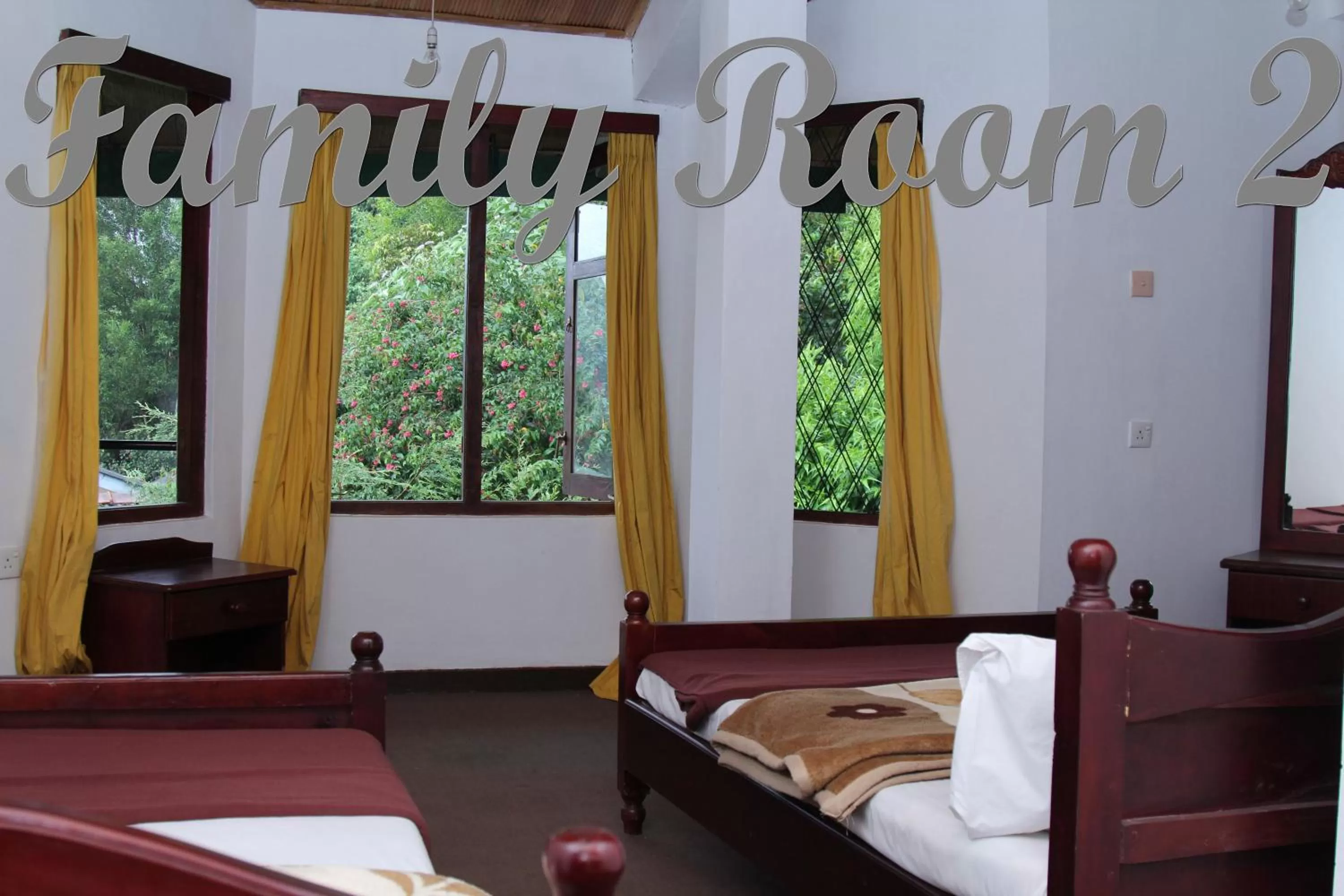 Bed in Panorama Accommodations Nuwara Eliya