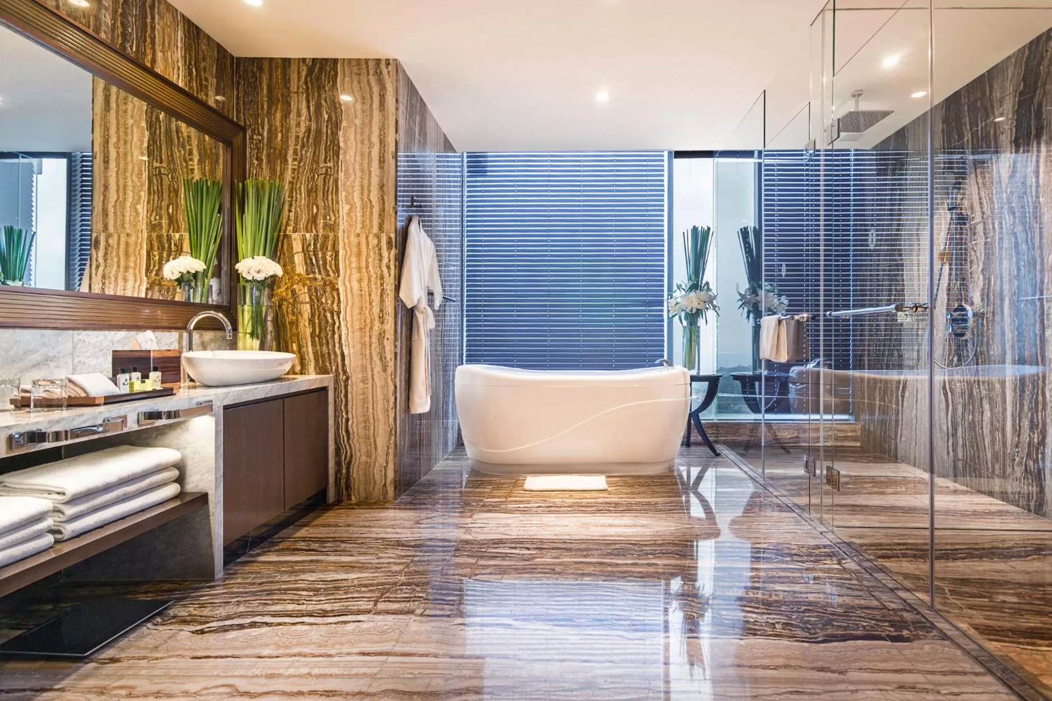 Bathroom in InterContinental Bandung Dago Pakar by IHG