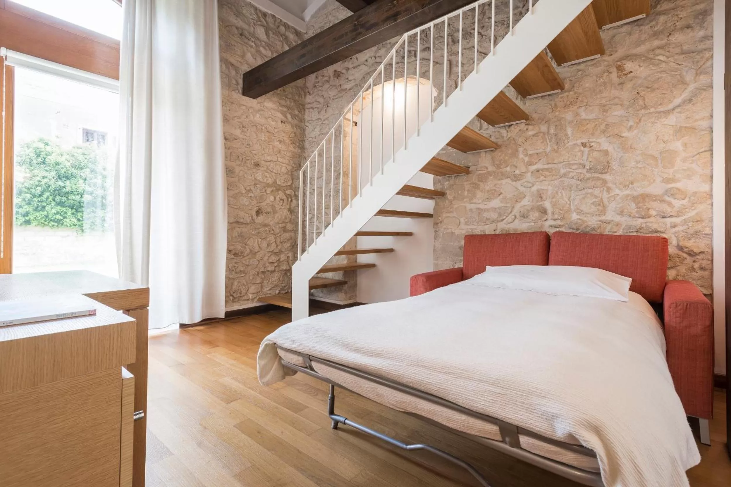 Bed in Hotel Villa Carlotta