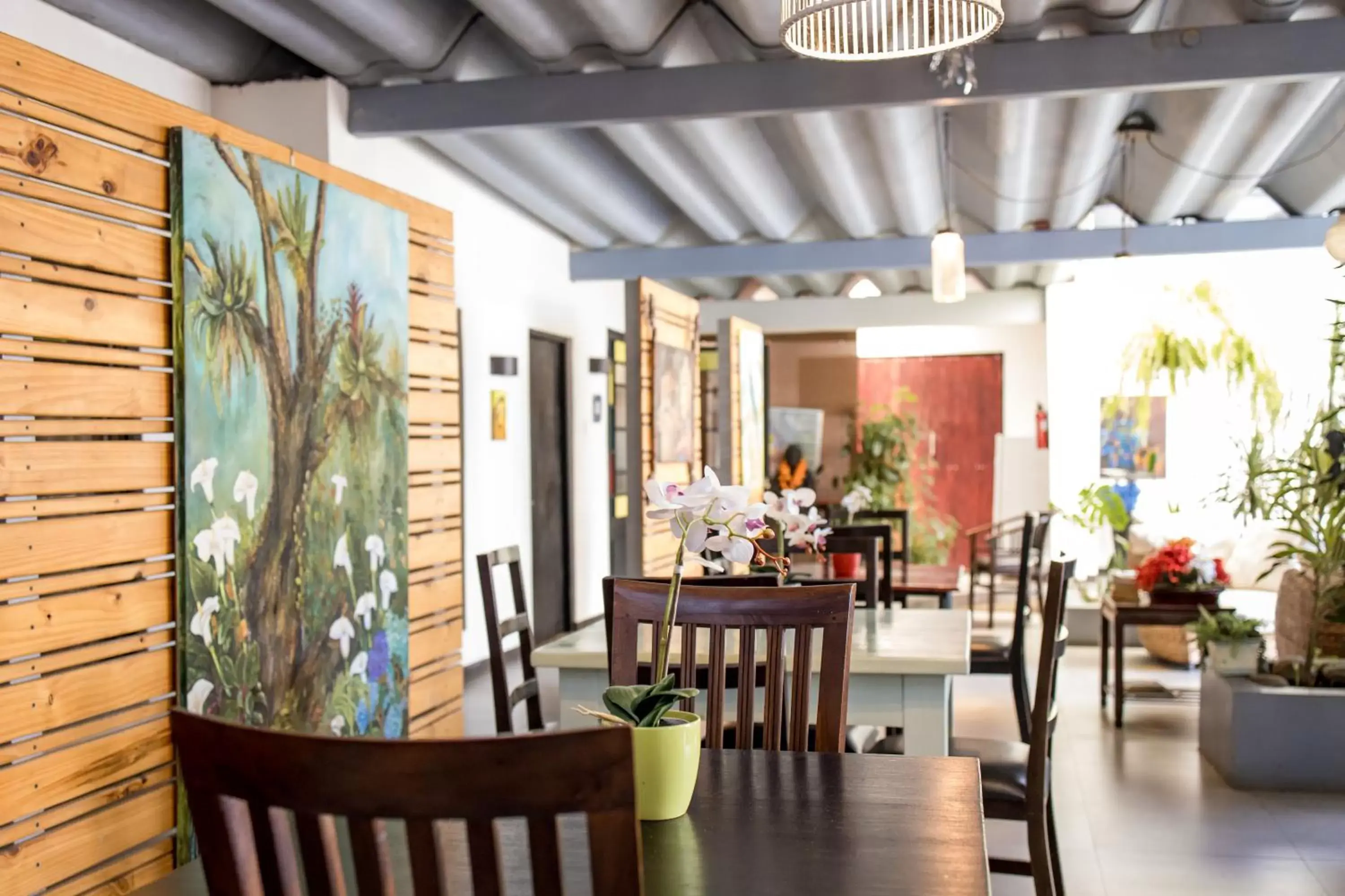 Dining area, Restaurant/Places to Eat in Casa María Aeropuerto B&B