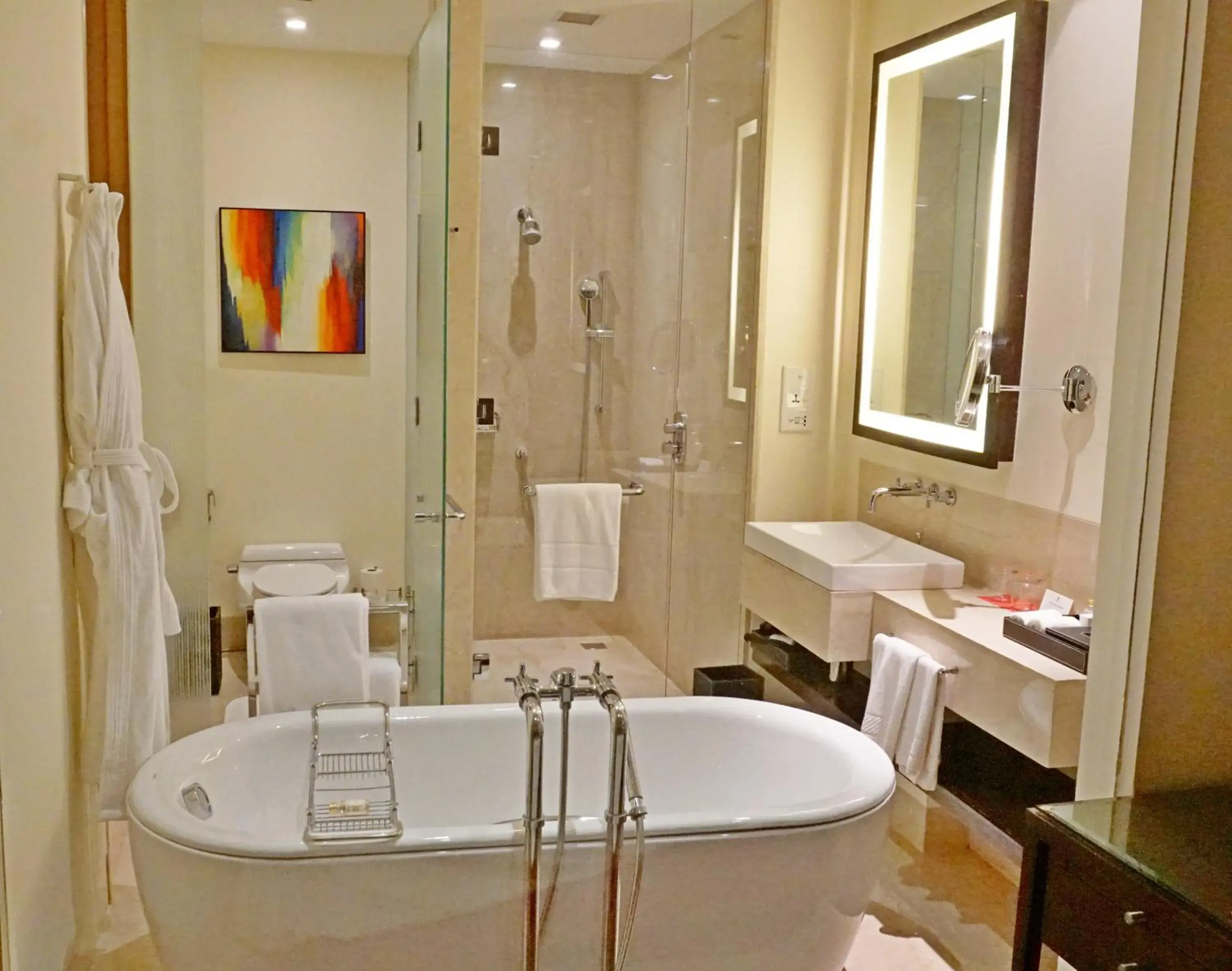 Bathroom in Trident Hyderabad