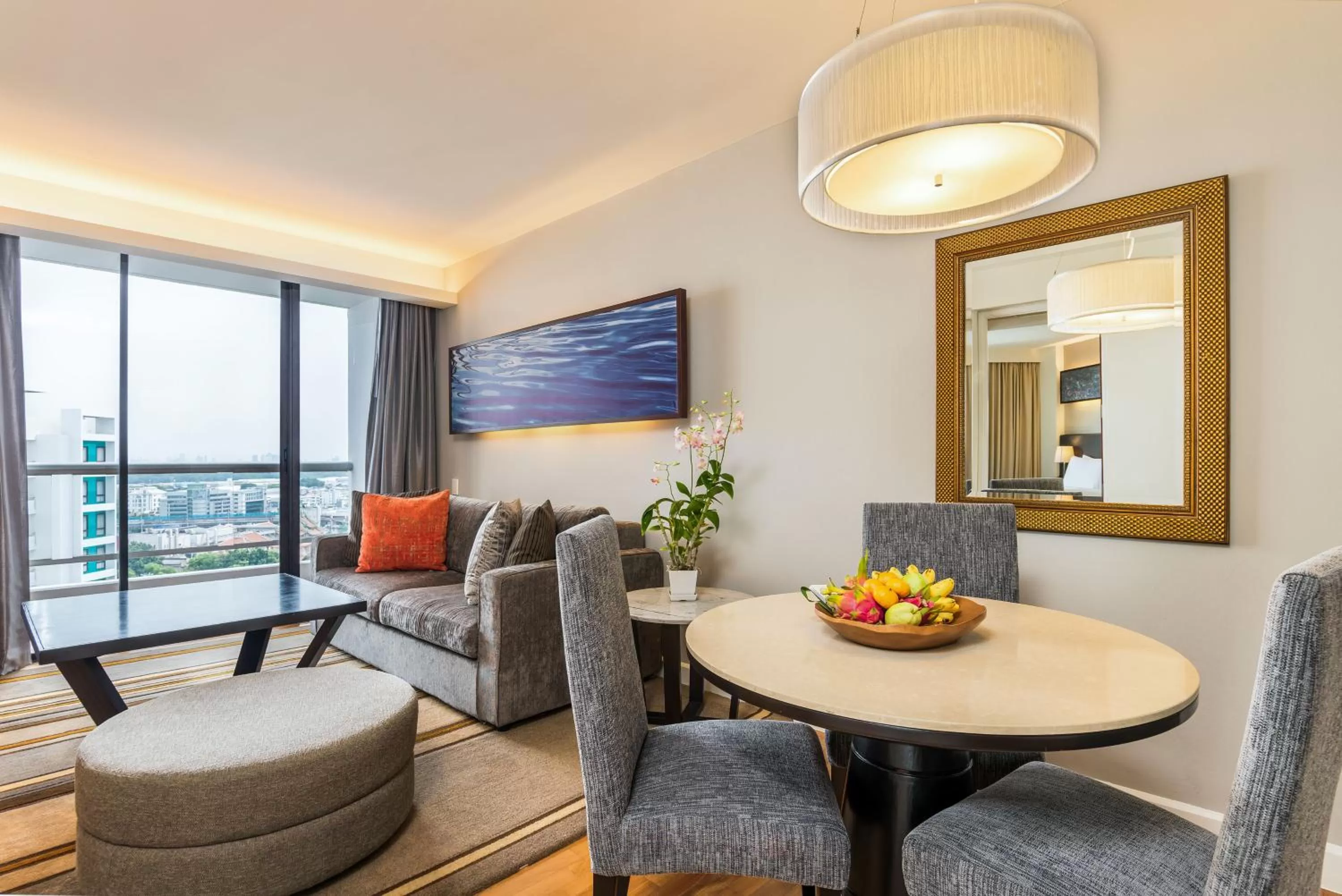 Dining area in Chatrium Sathon Bangkok