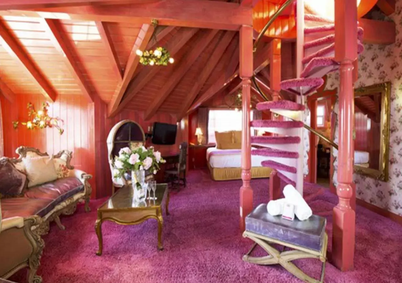 Seating Area in Madonna Inn
