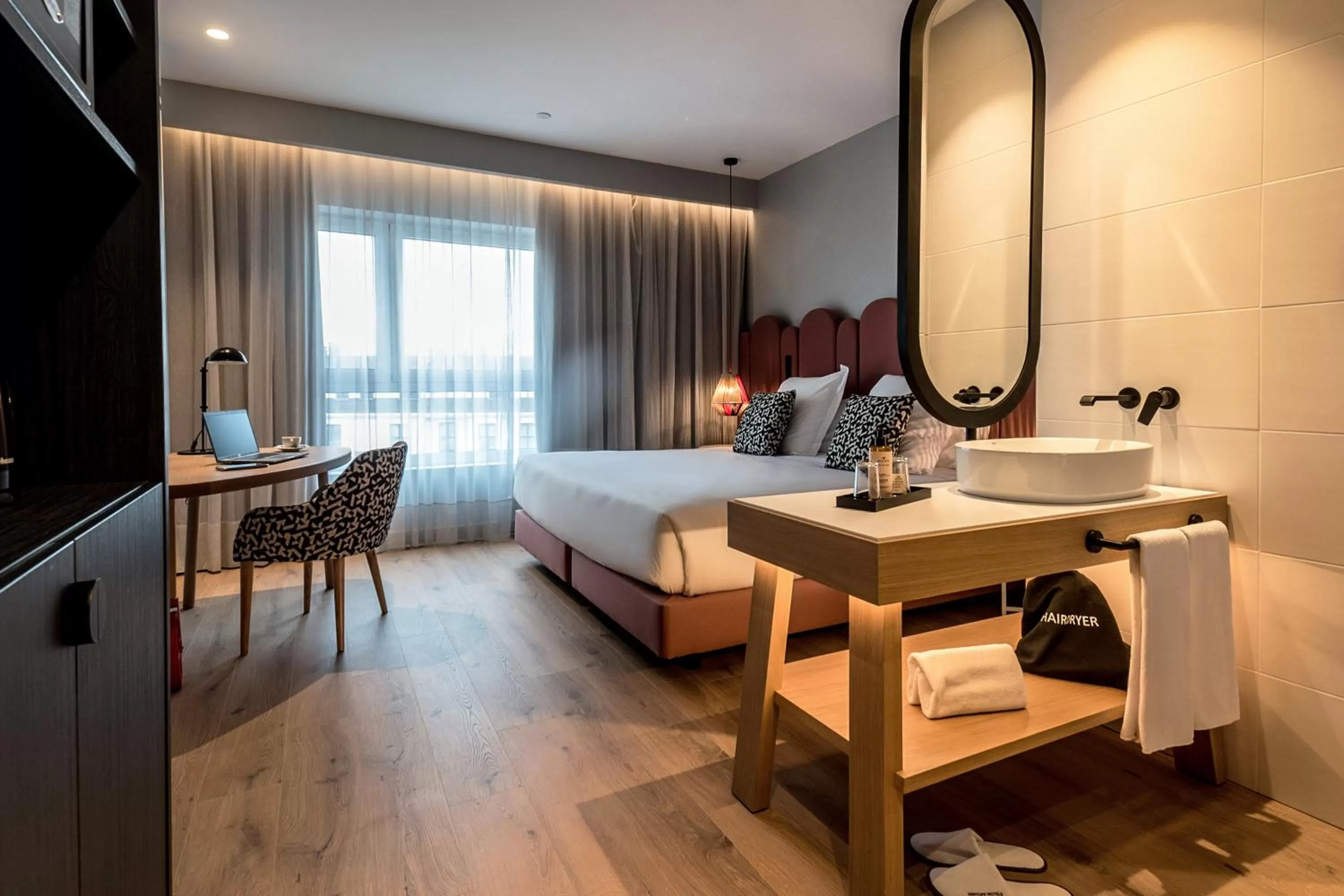 Garden view, Bed in Mercure Lugo Centro