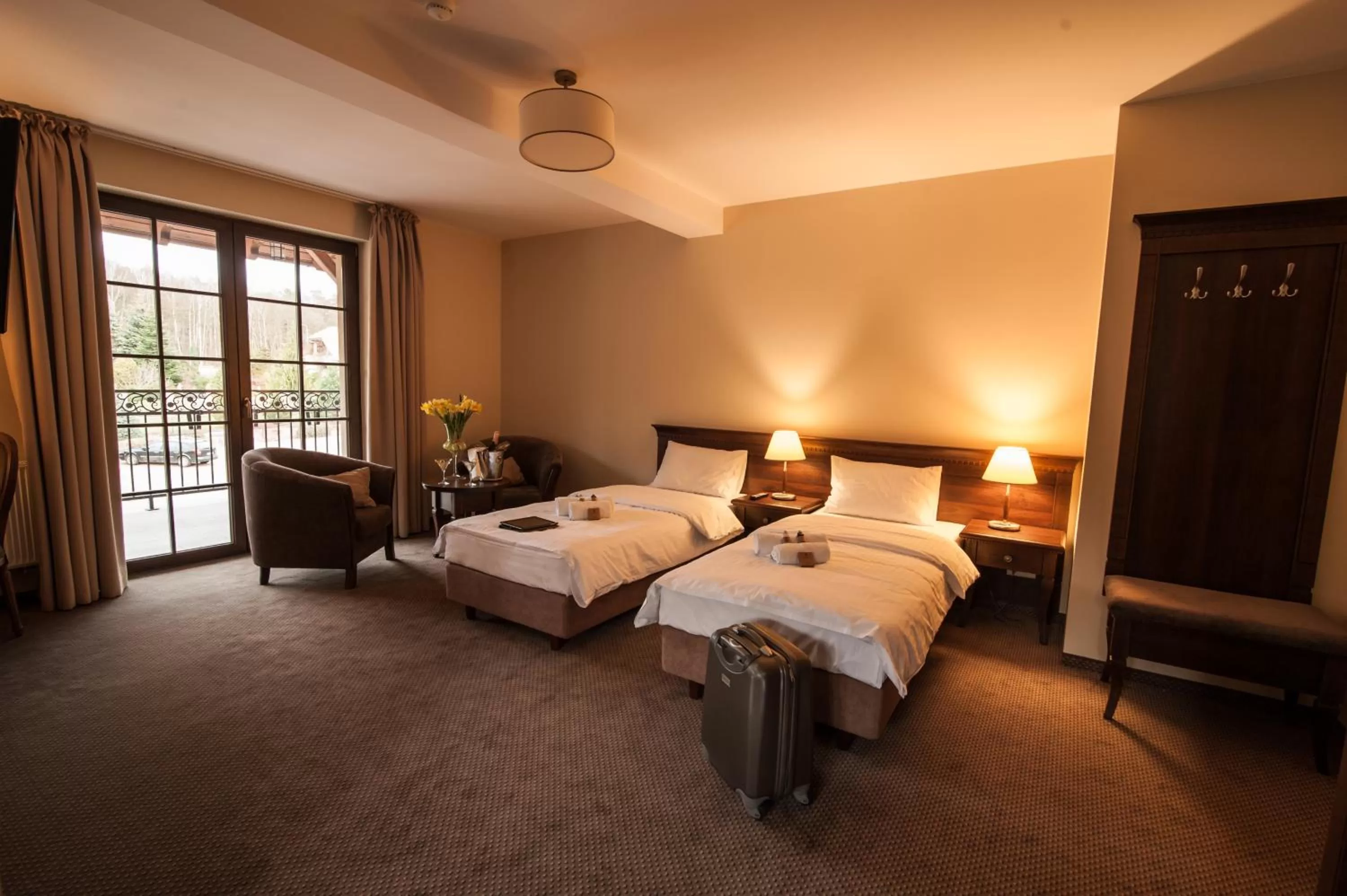 Bed in ForRest Hotel & Restaurant