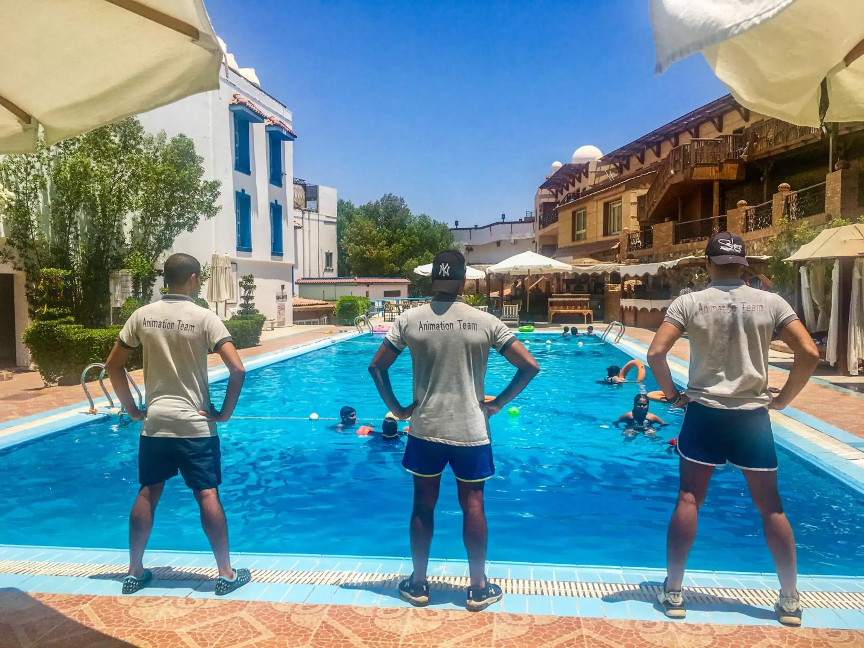 Swimming Pool in Naama Blue Hotel