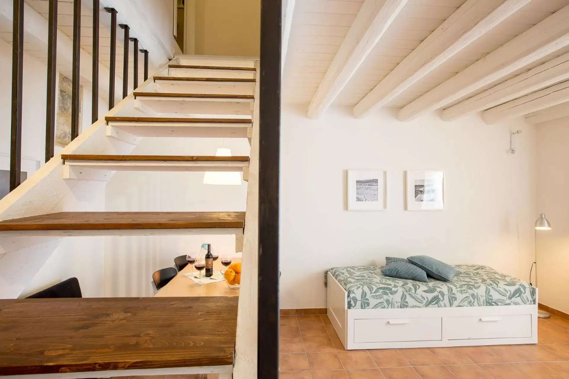 Living room, Bed in Residence Ortigia Living room, Bed in Residence Ortigia