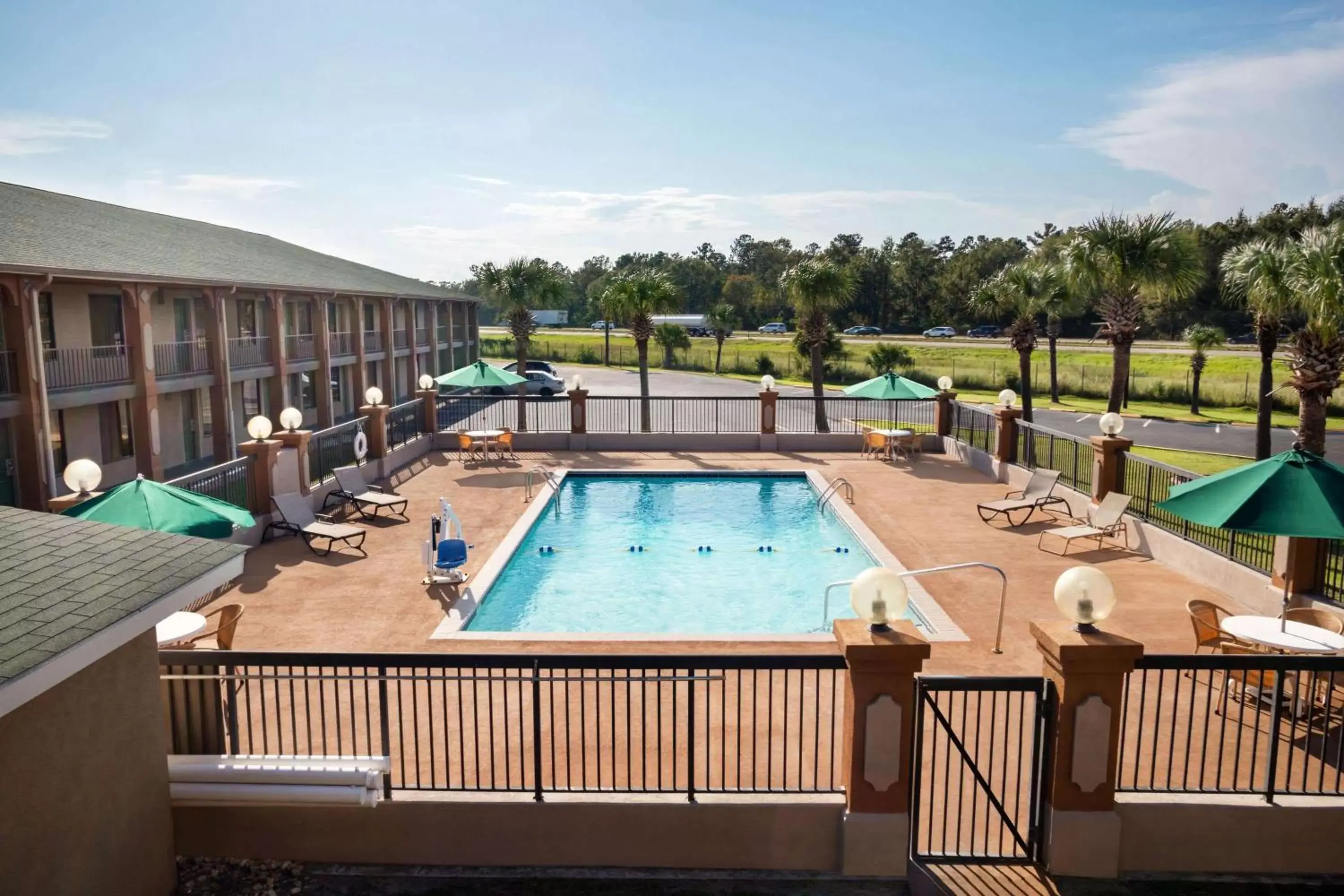 On site, Pool View in Days Inn by Wyndham Hardeeville/ I-95 State Line
