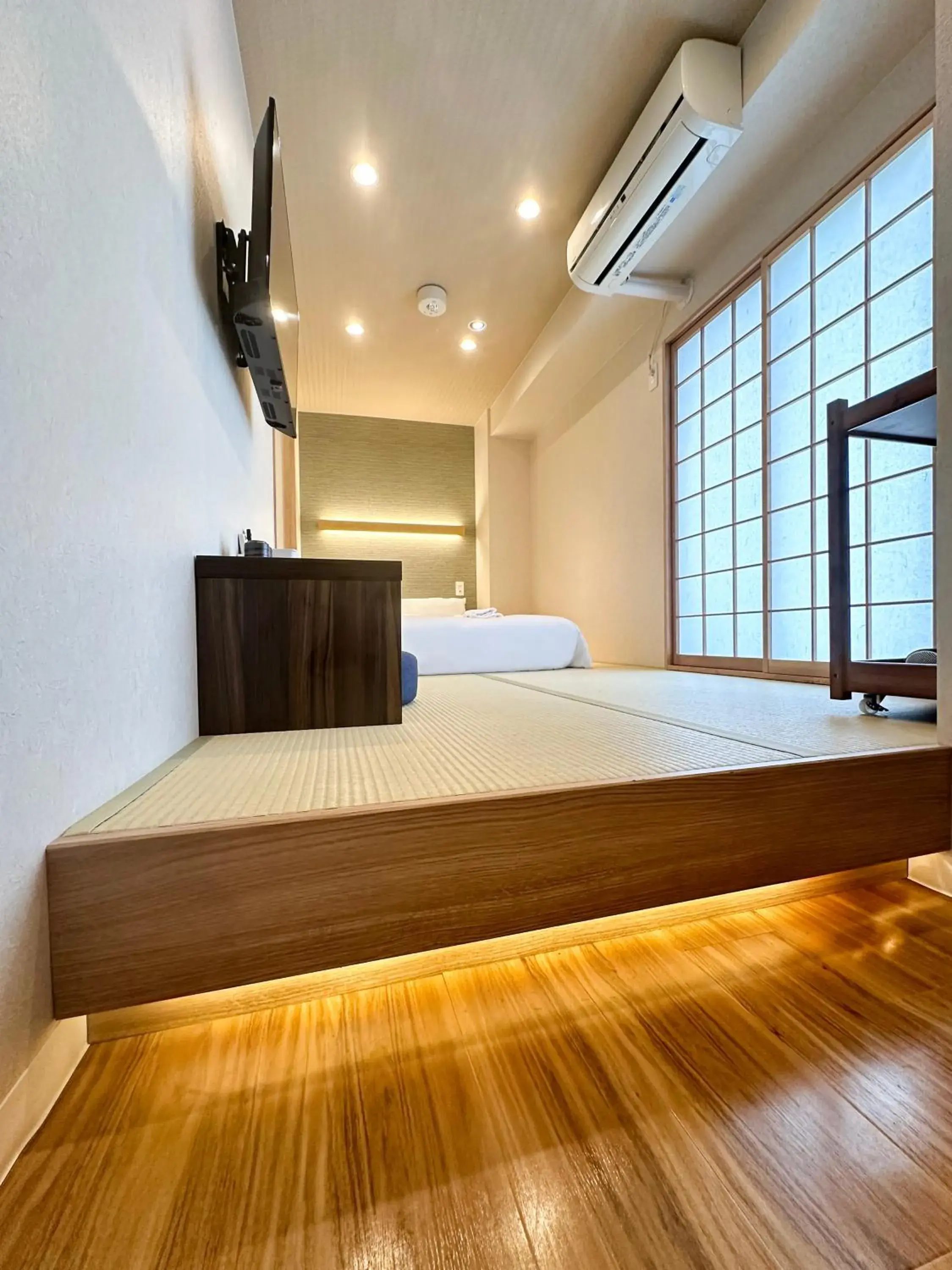 Bed in OSAKA EBISU HOTEL