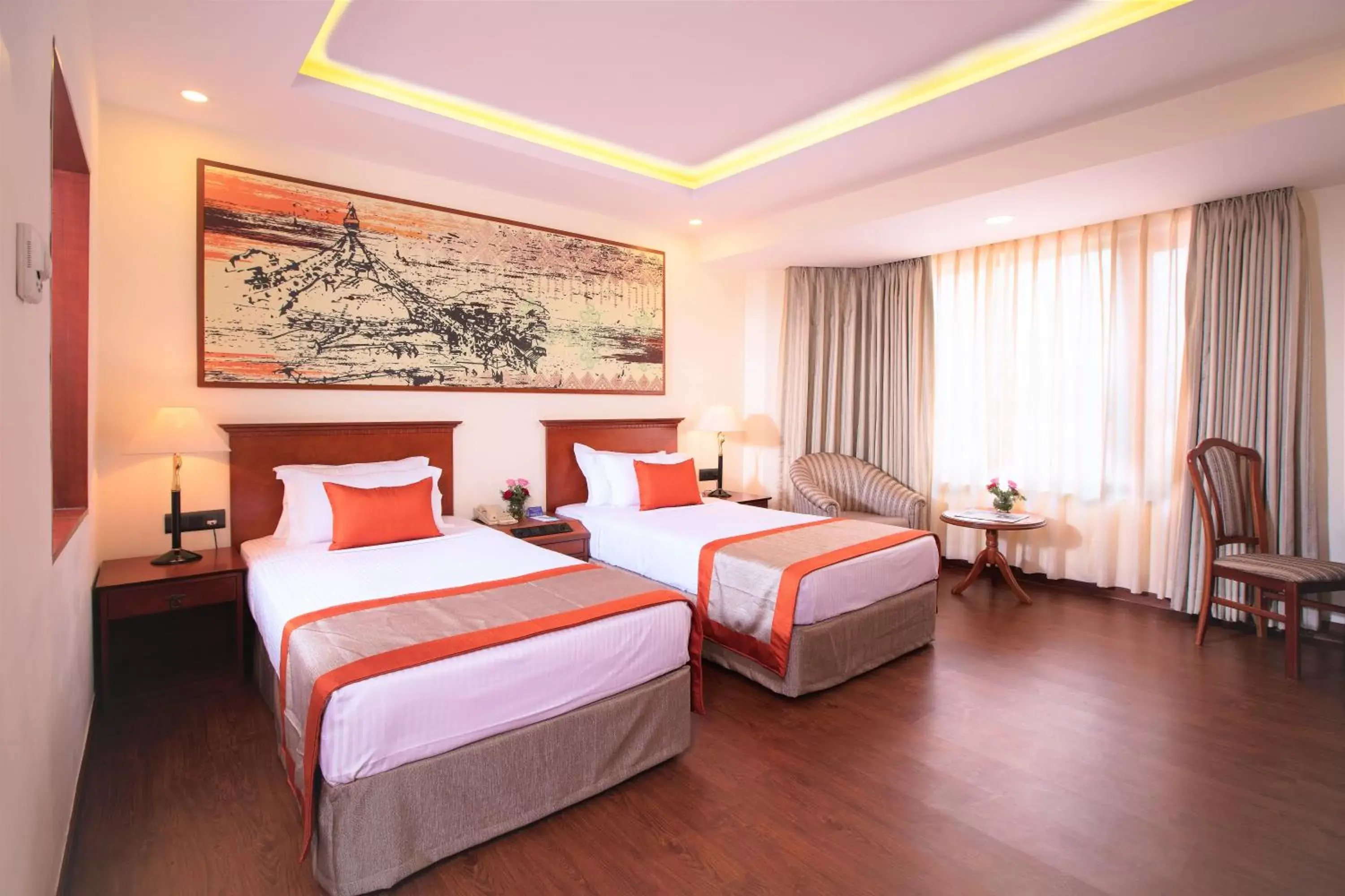 TV and multimedia, Bed in Royal Singi Hotel