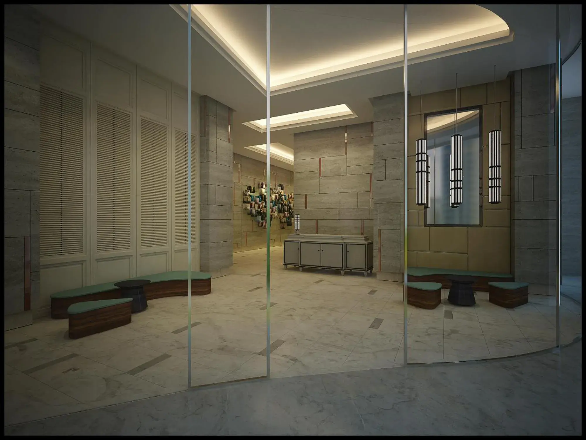 Lobby or reception in Amari Johor Bahru Lobby or reception in Amari Johor Bahru