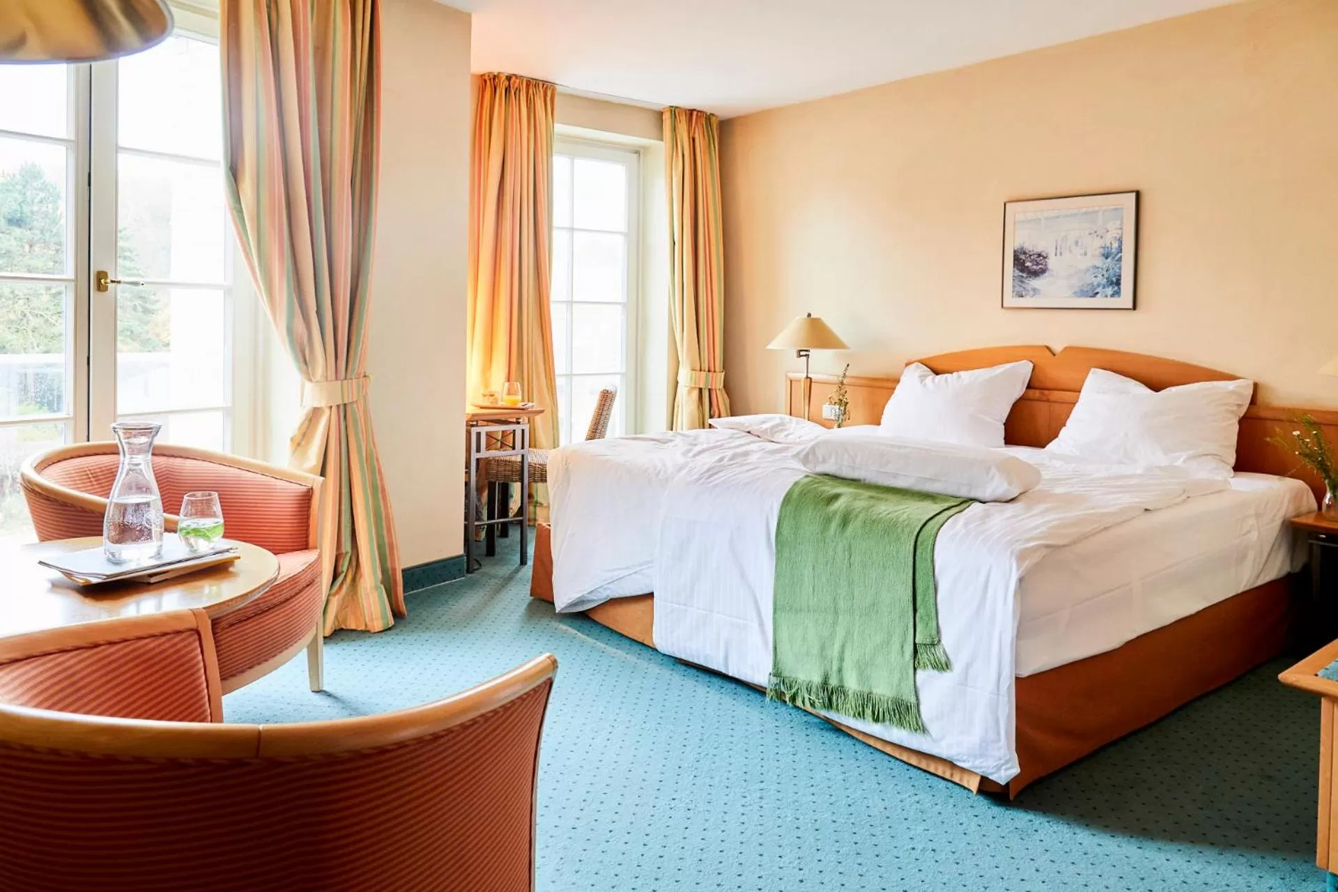 Photo of the whole room, Bed in Hotel Landhaus an de Dün