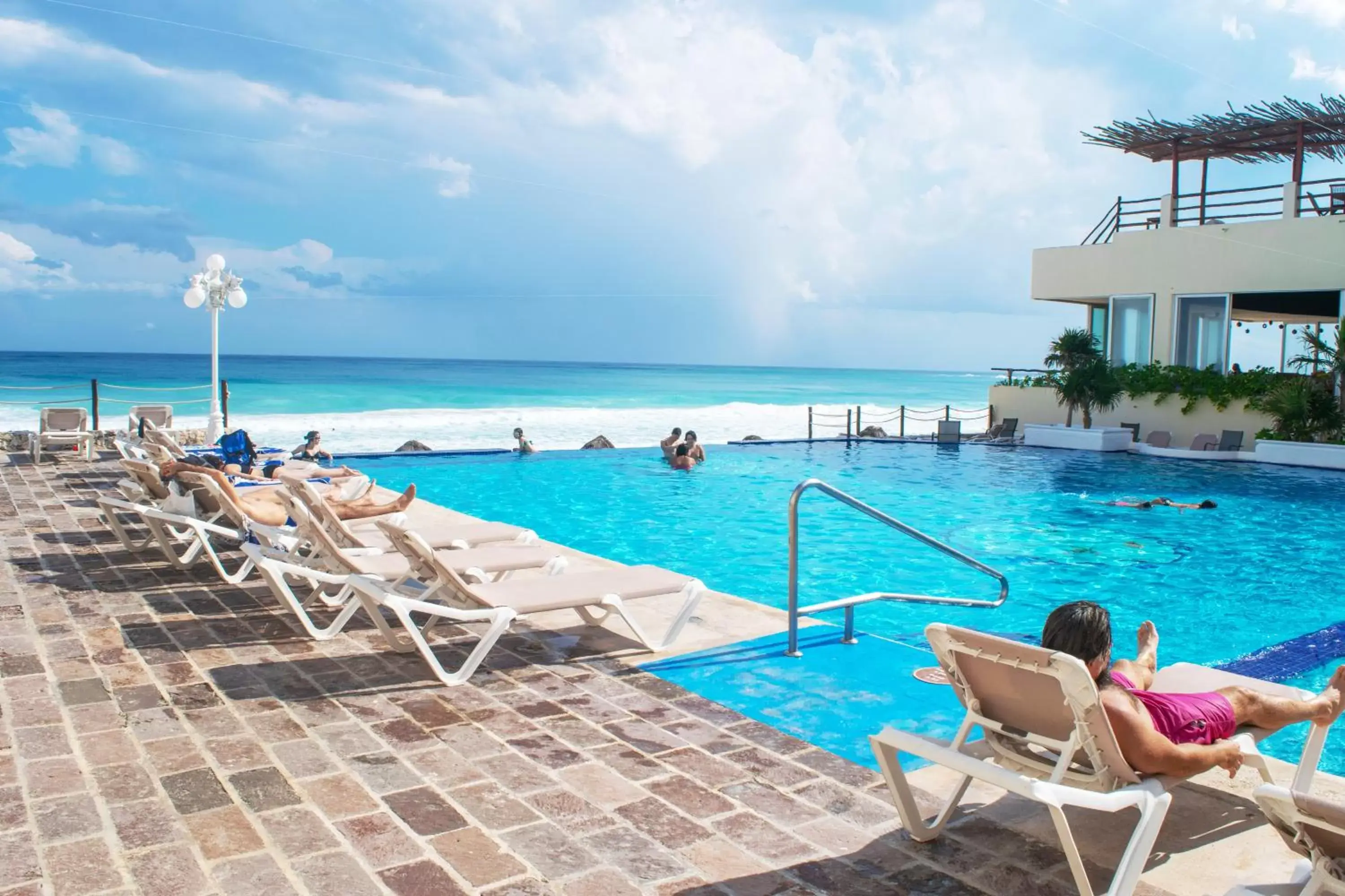 People, Swimming Pool in BSEA Cancun Plaza Hotel