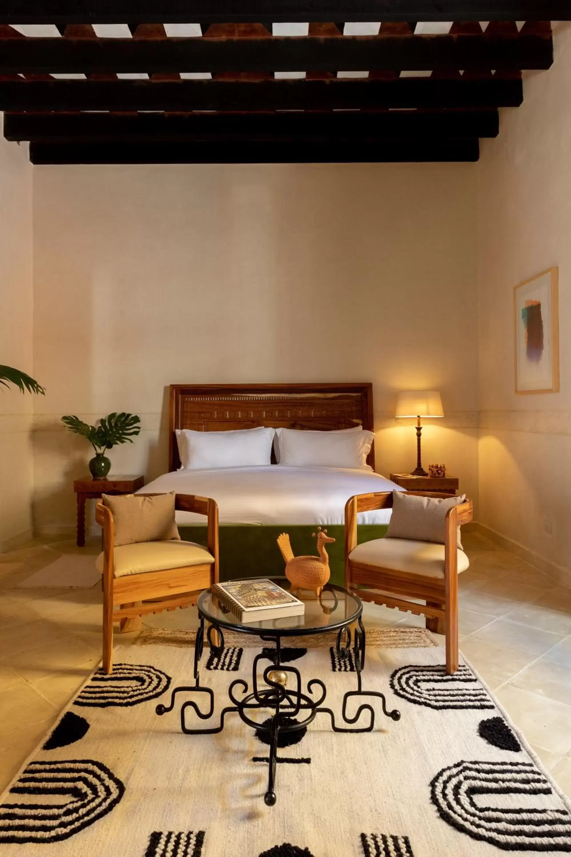 Seating area, Bed in La Valise San Miguel de Allende