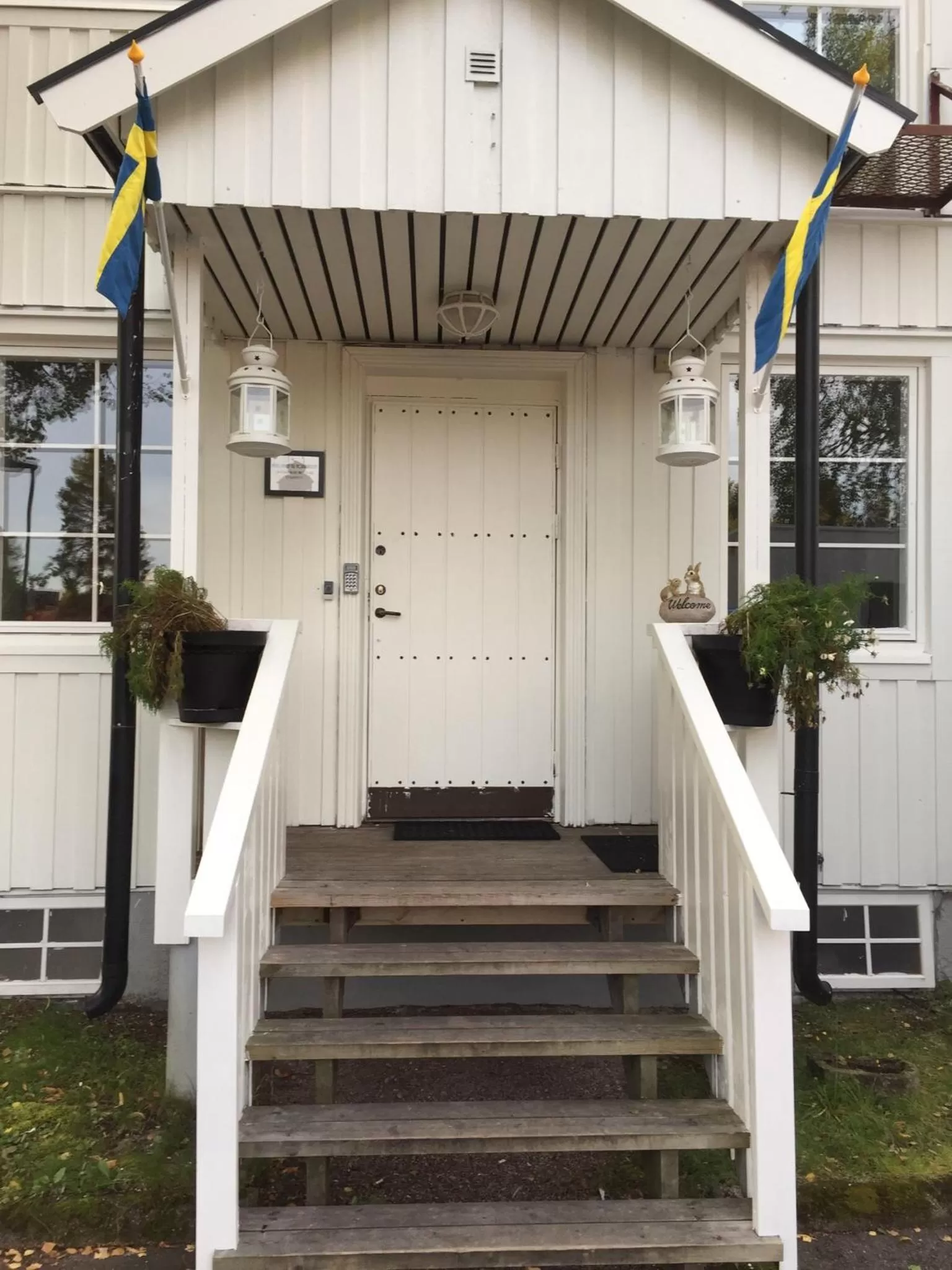 Facade/entrance in Norrgården i Sandviken