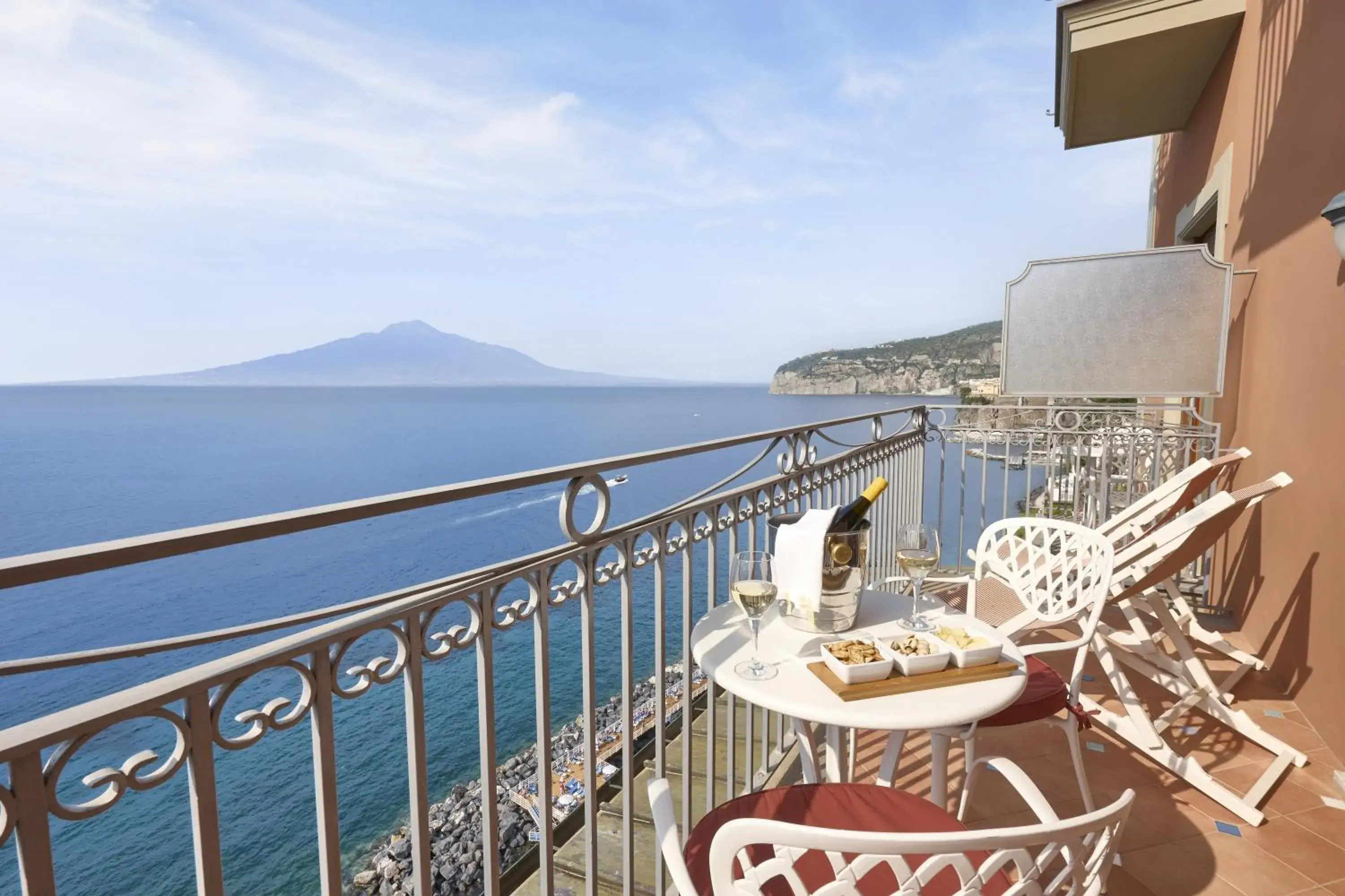 Balcony/Terrace in Grand Hotel Ambasciatori