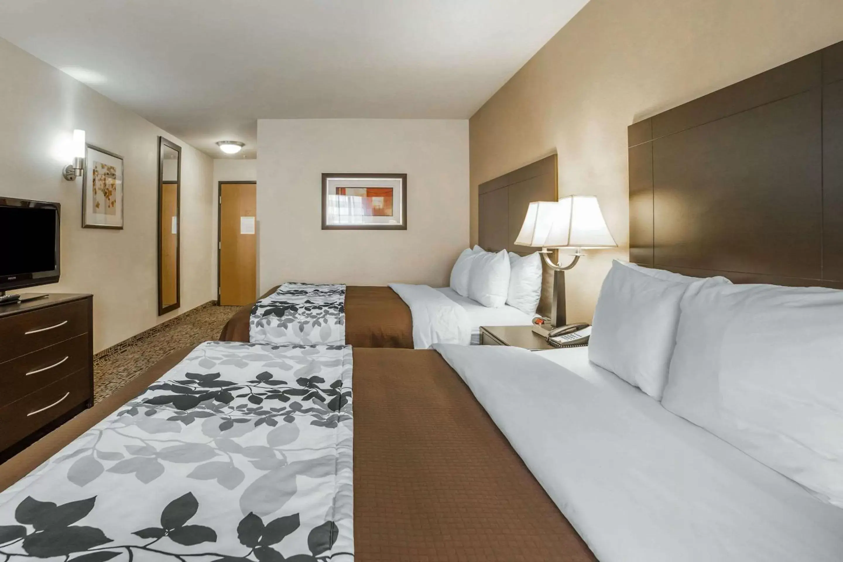 Photo of the whole room, Bed in Sleep Inn Provo near University