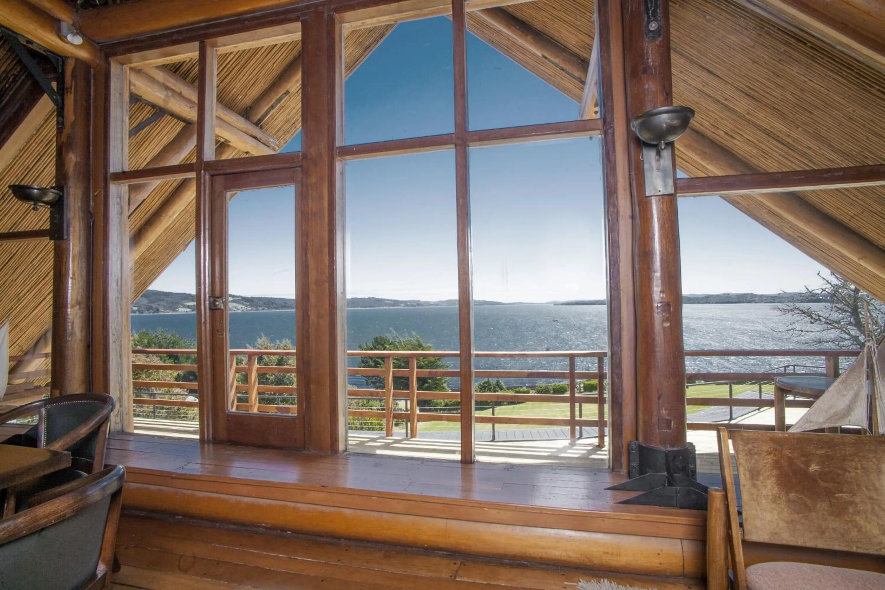 Balcony/Terrace in Panamericana Hotel Ancud