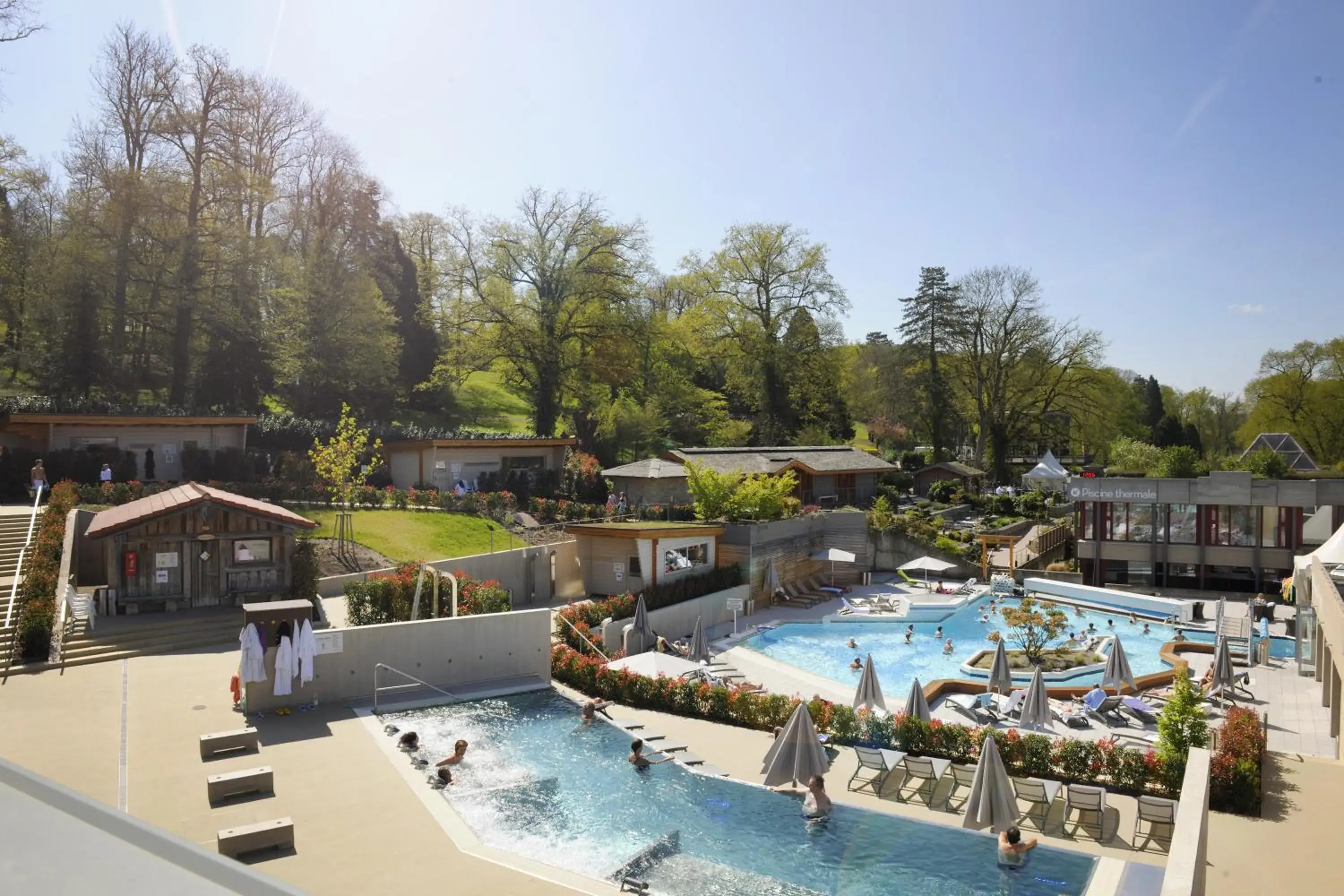 Swimming pool, Pool View in Mondorf Parc Hotel & Spa