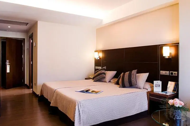 Bed in Hotel Coia de Vigo
