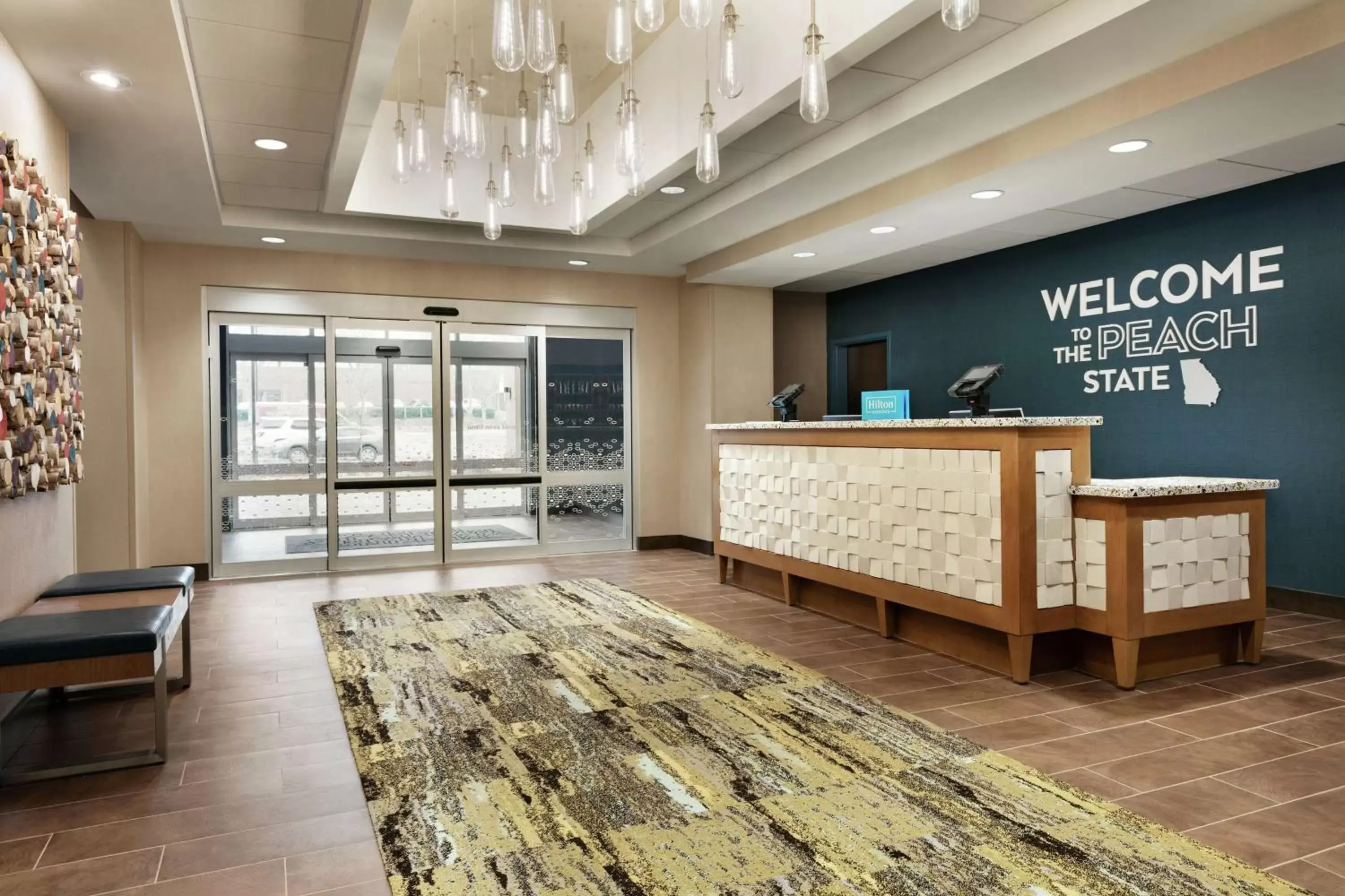 Lobby or reception in Hampton Inn And Suites By Hilton Johns Creek