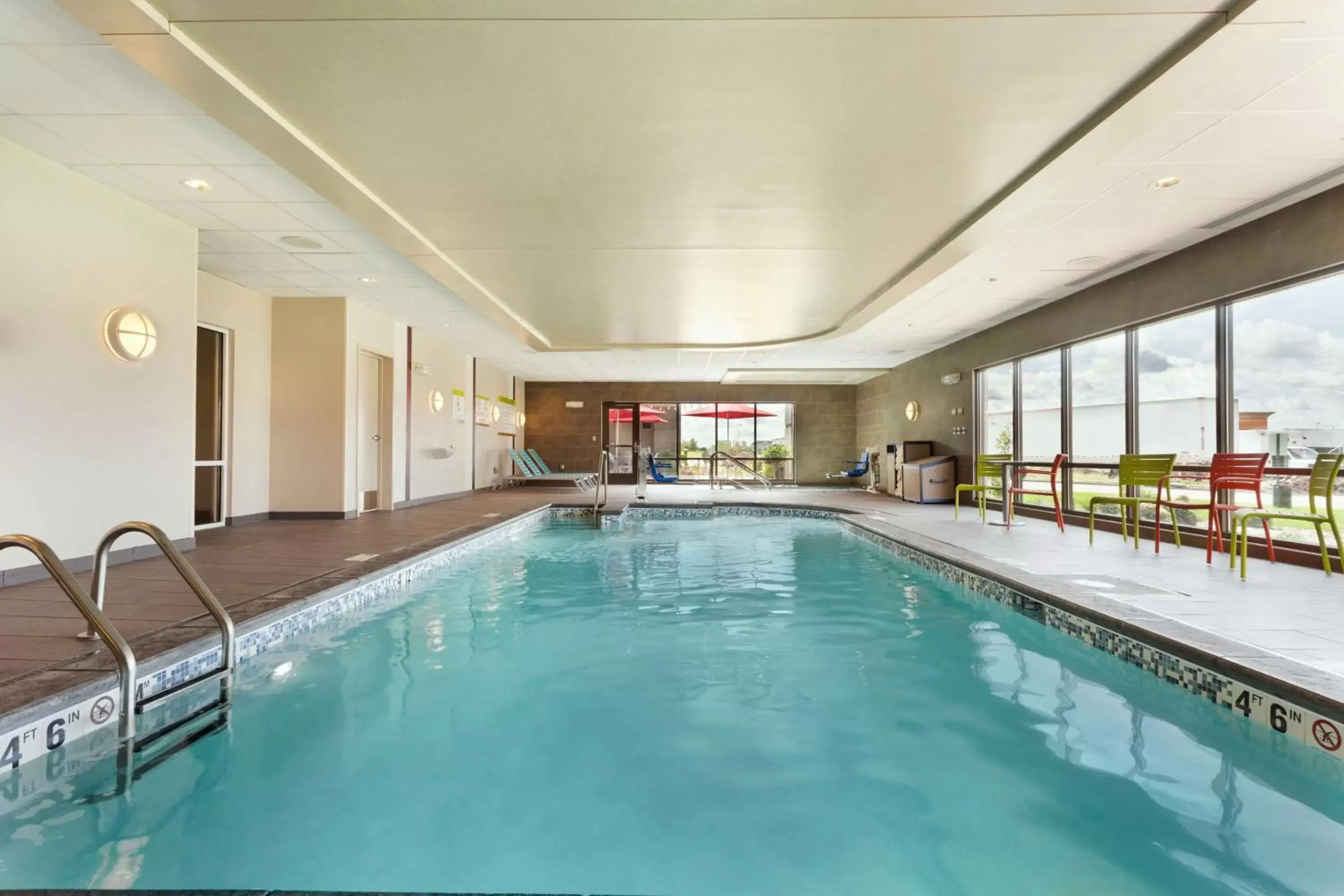 Pool view, Swimming Pool in Home2 Suites by Hilton Fargo