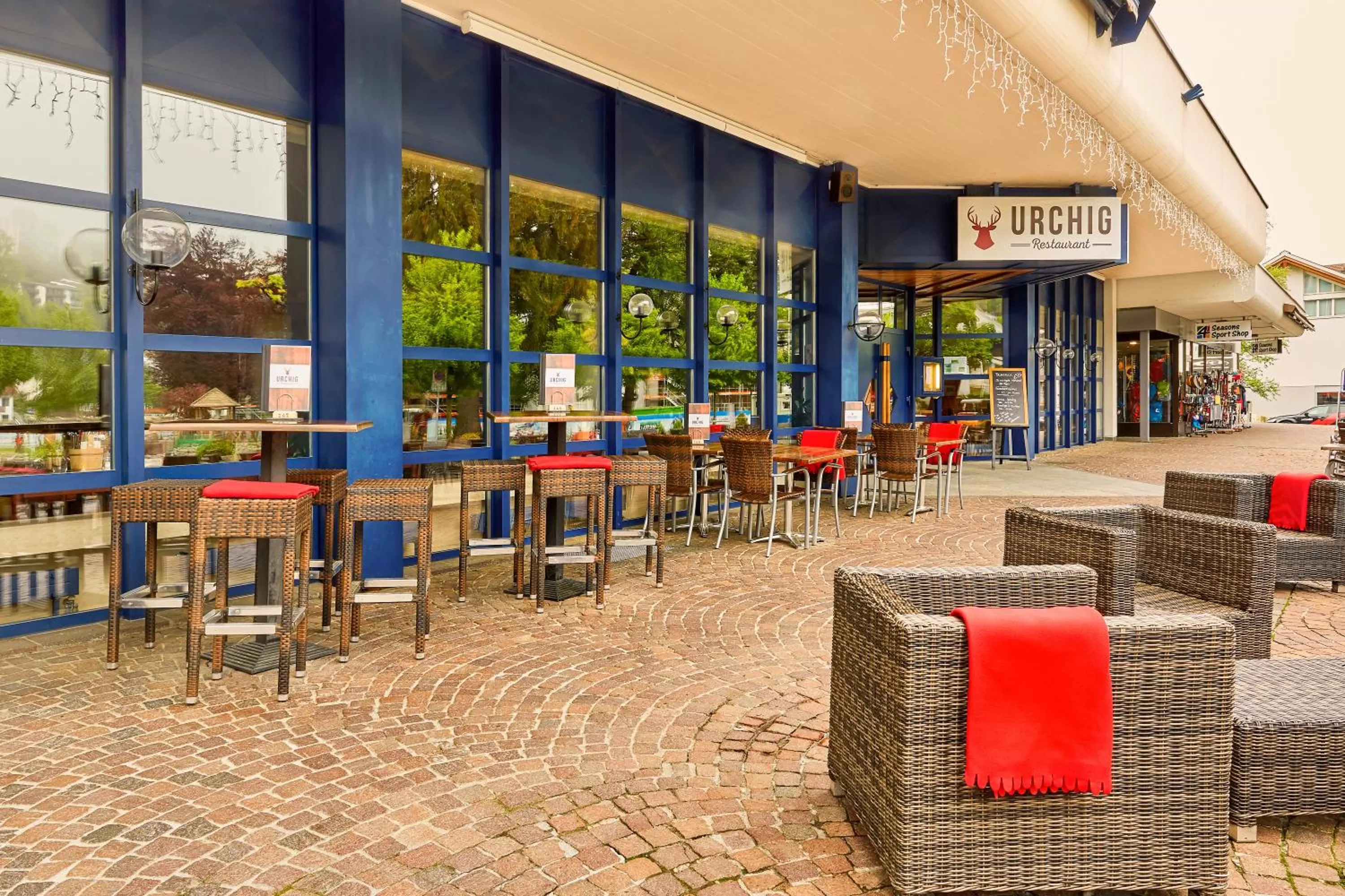 Balcony/Terrace in H+ Hotel & SPA Engelberg