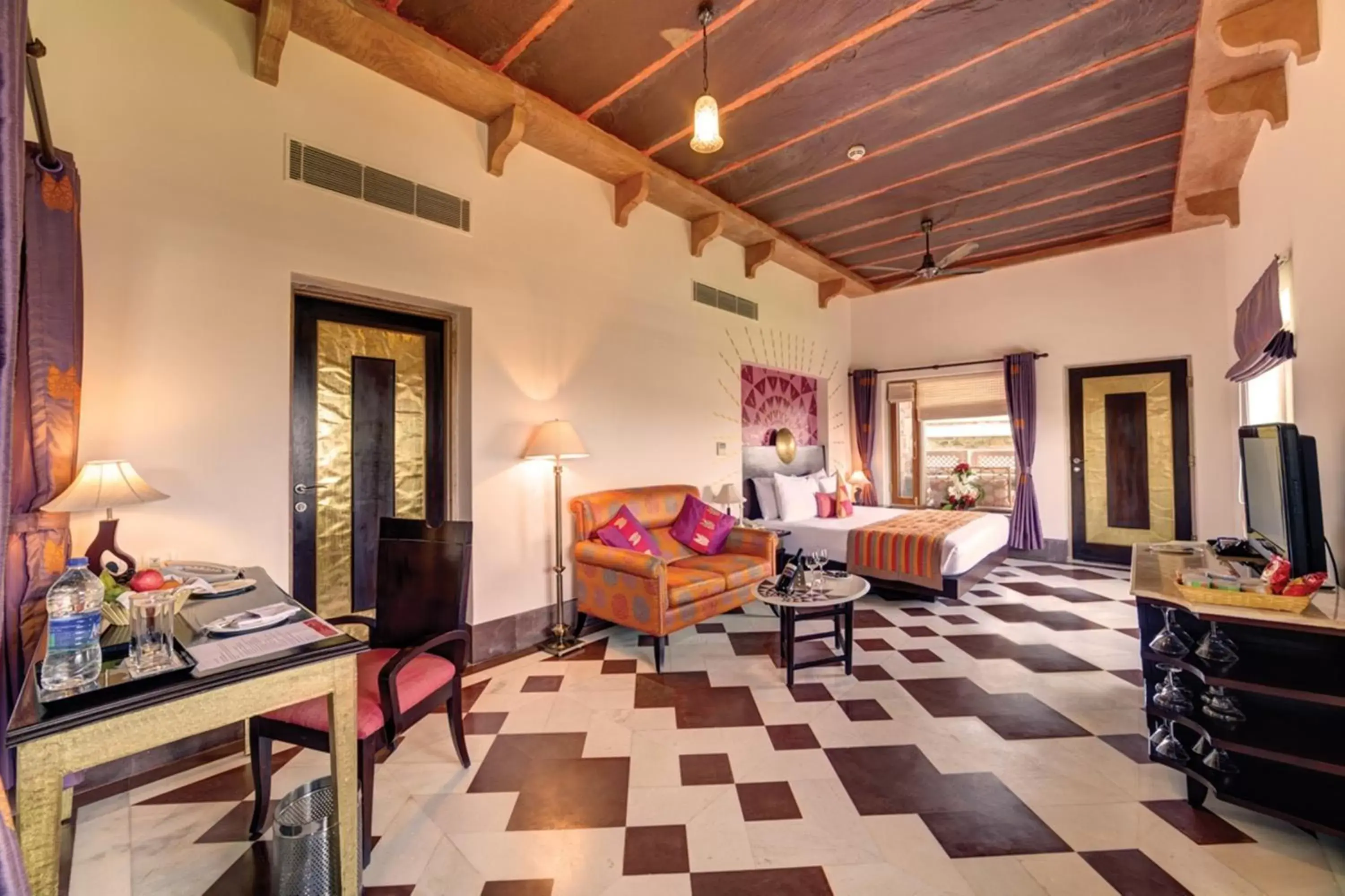 Bedroom, Seating Area in Ramada Udaipur Resort & Spa