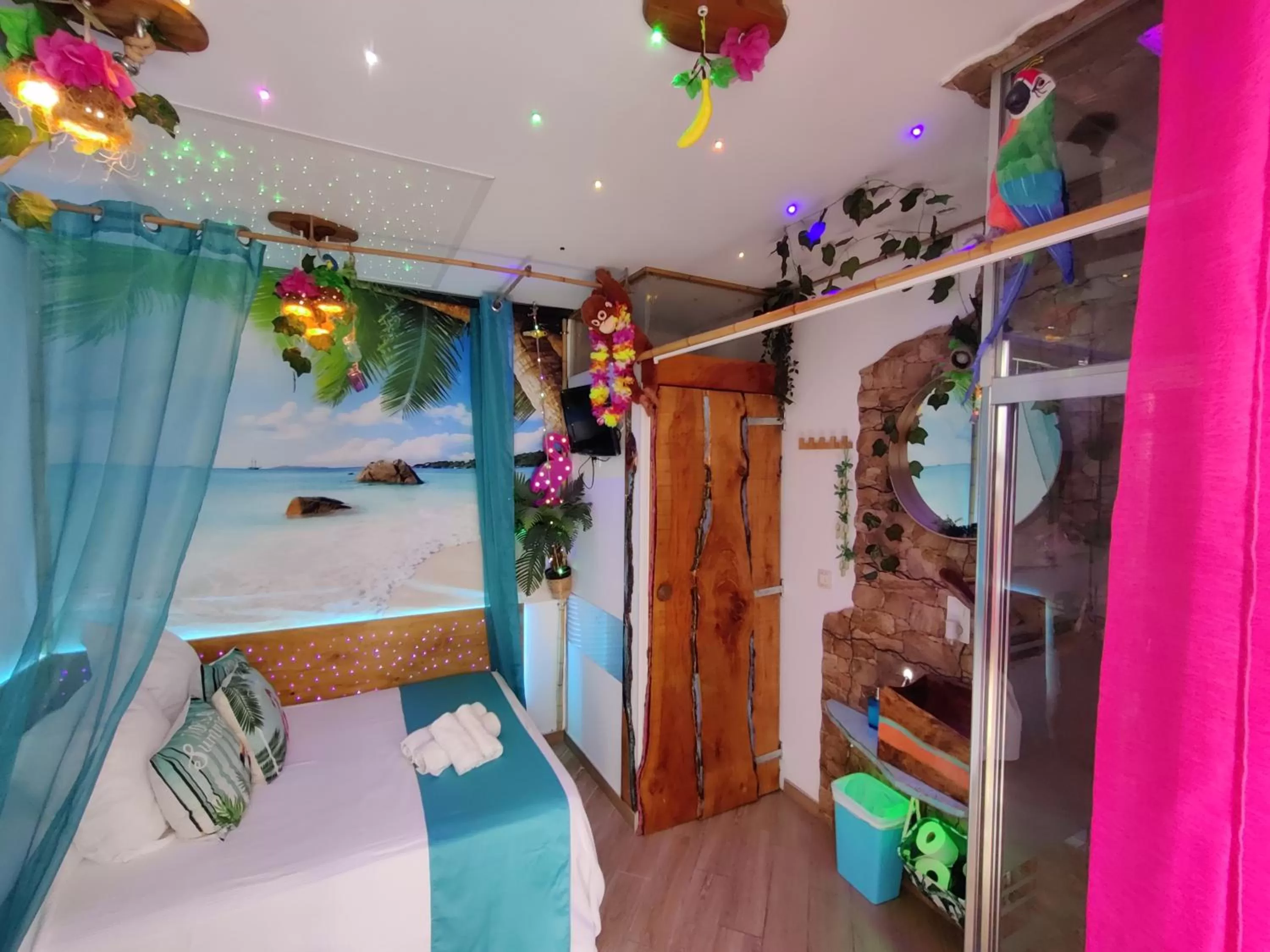 Wonder Room Paraiso Magico Habitacion a 2 min de la playa