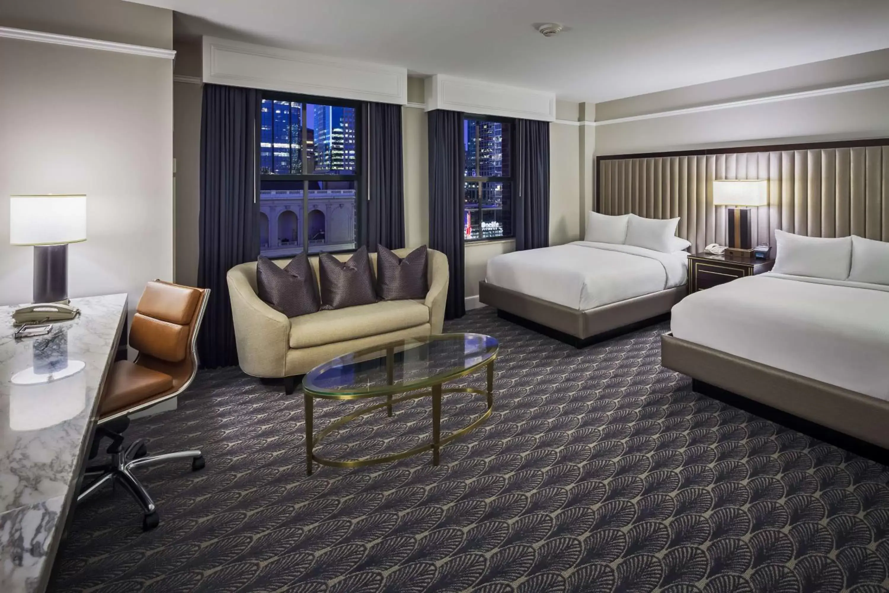 Bed in Hilton President Kansas City Bed in Hilton President Kansas City