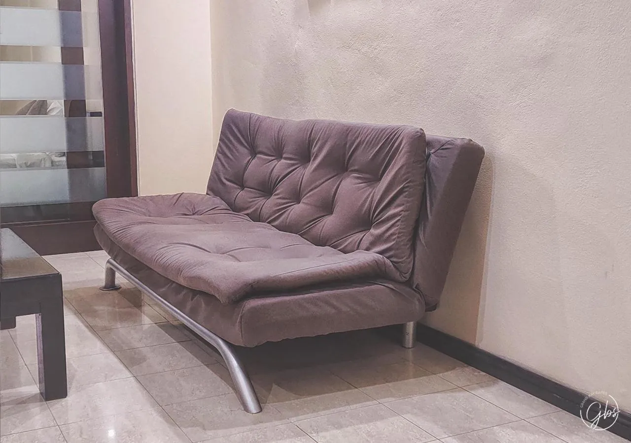 Living room in Grand Bay Suites