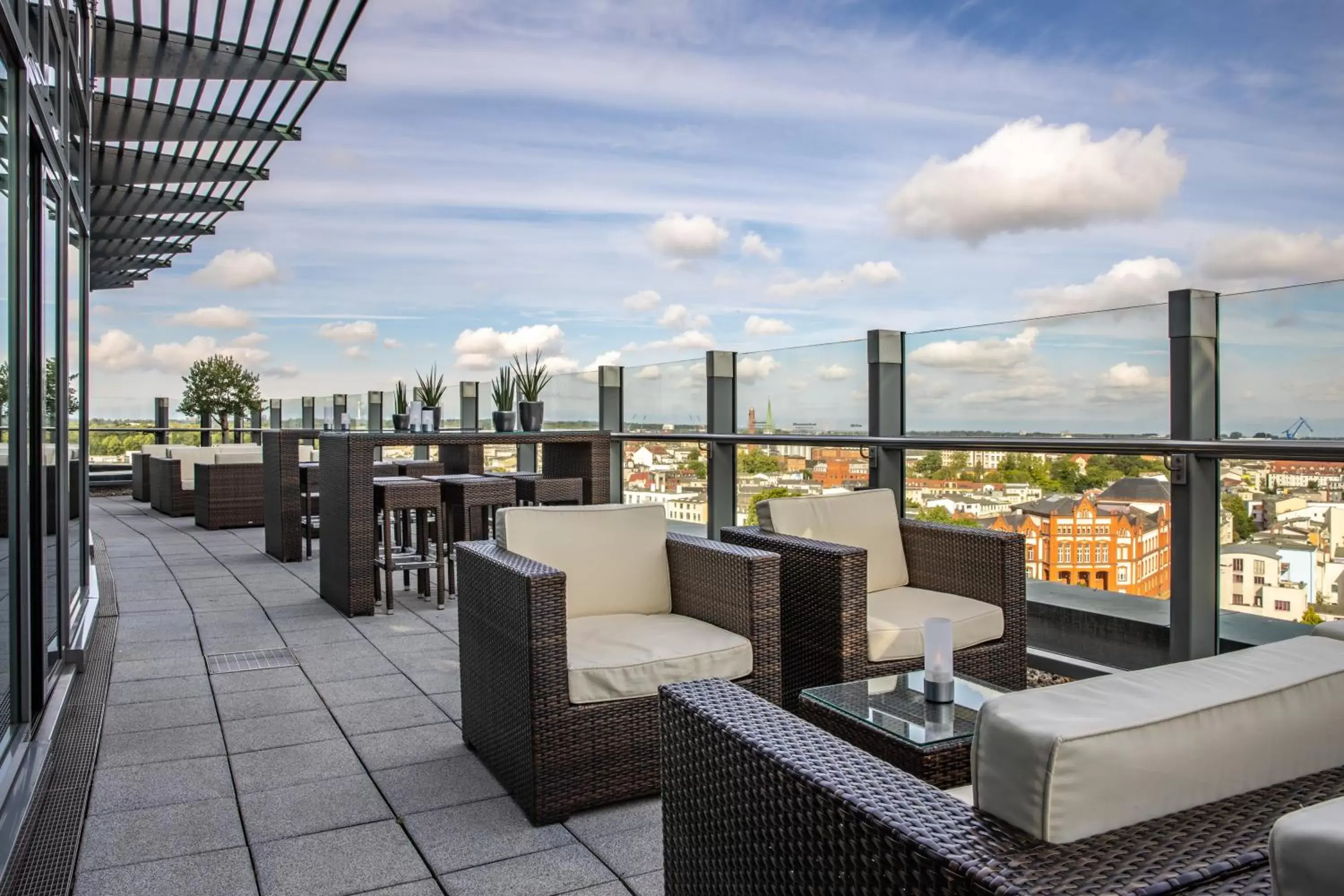 Balcony/Terrace in Radisson Blu Hotel Rostock