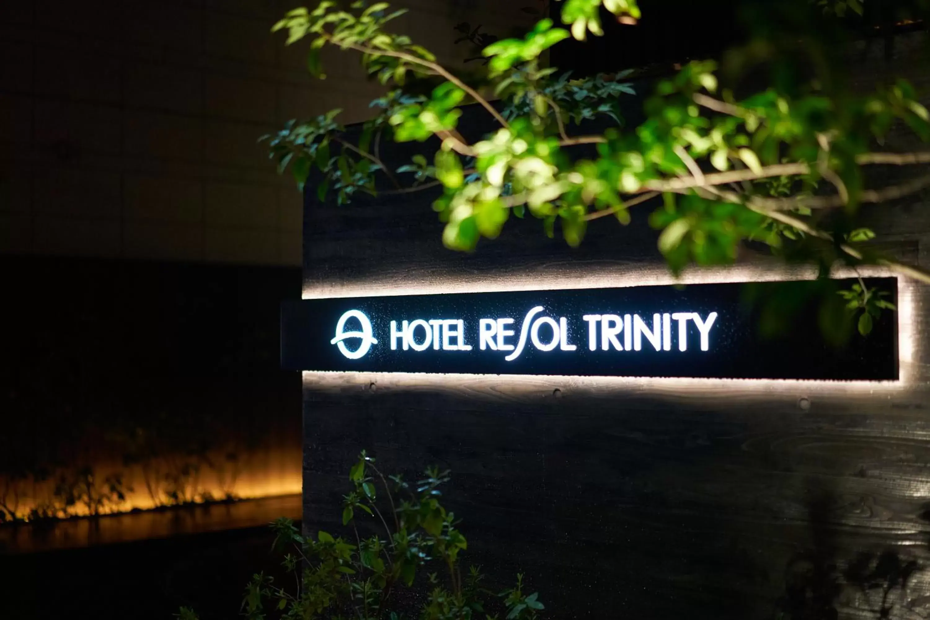 Night, Property Logo/Sign in Hotel Resol Trinity Osaka