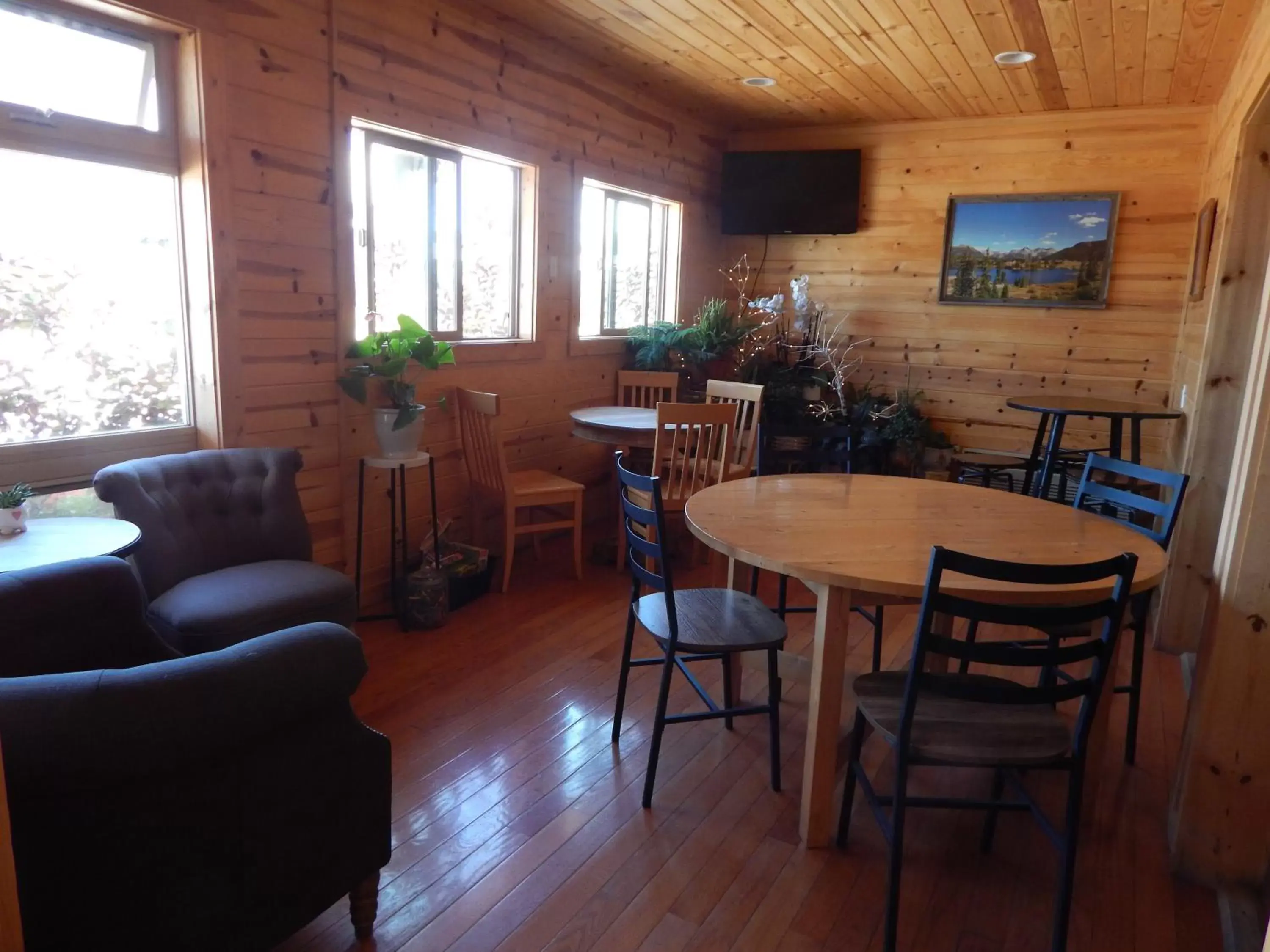 Dining area, Lounge/Bar in Alpine Inn