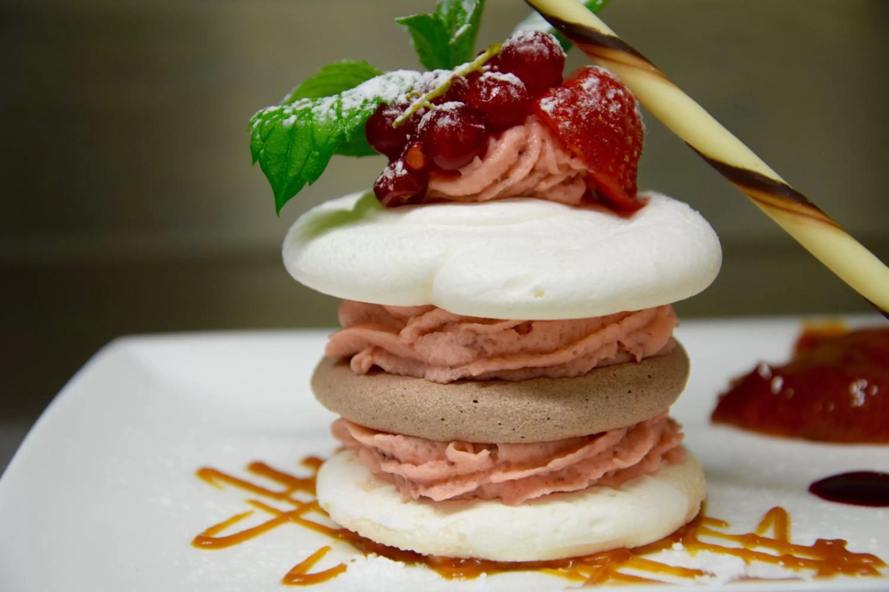 Food close-up in Hotel Salastrains