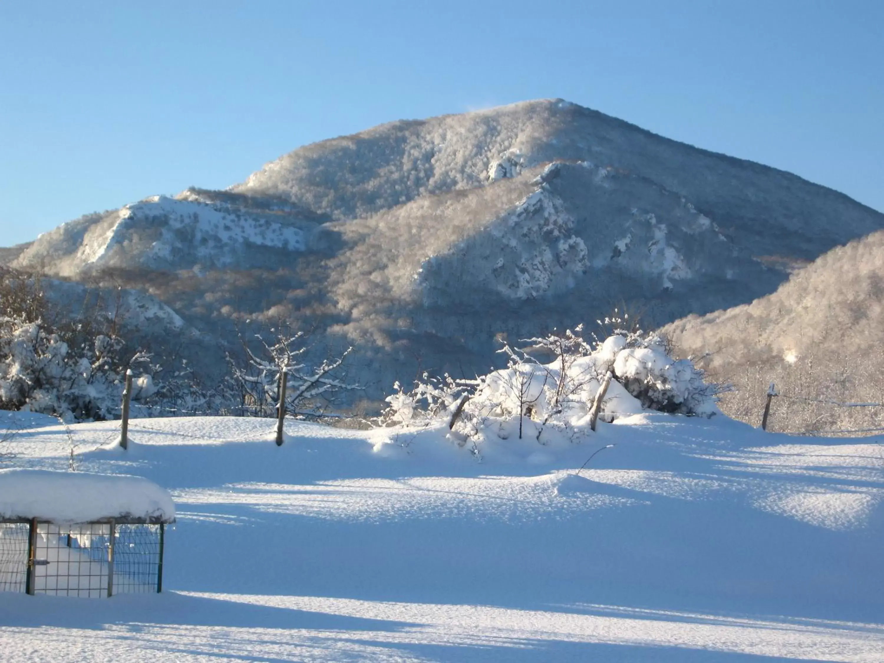 Area and facilities, Winter in Hotel Pietrapanna