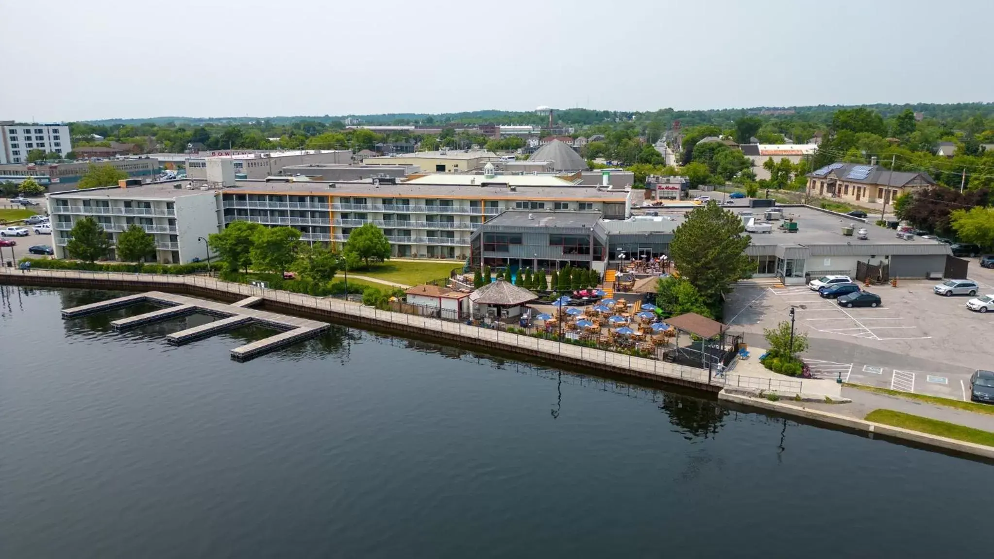 Property building, Bird's-eye View in Holiday Inn Hotel Peterborough Waterfront, an IHG Hotel