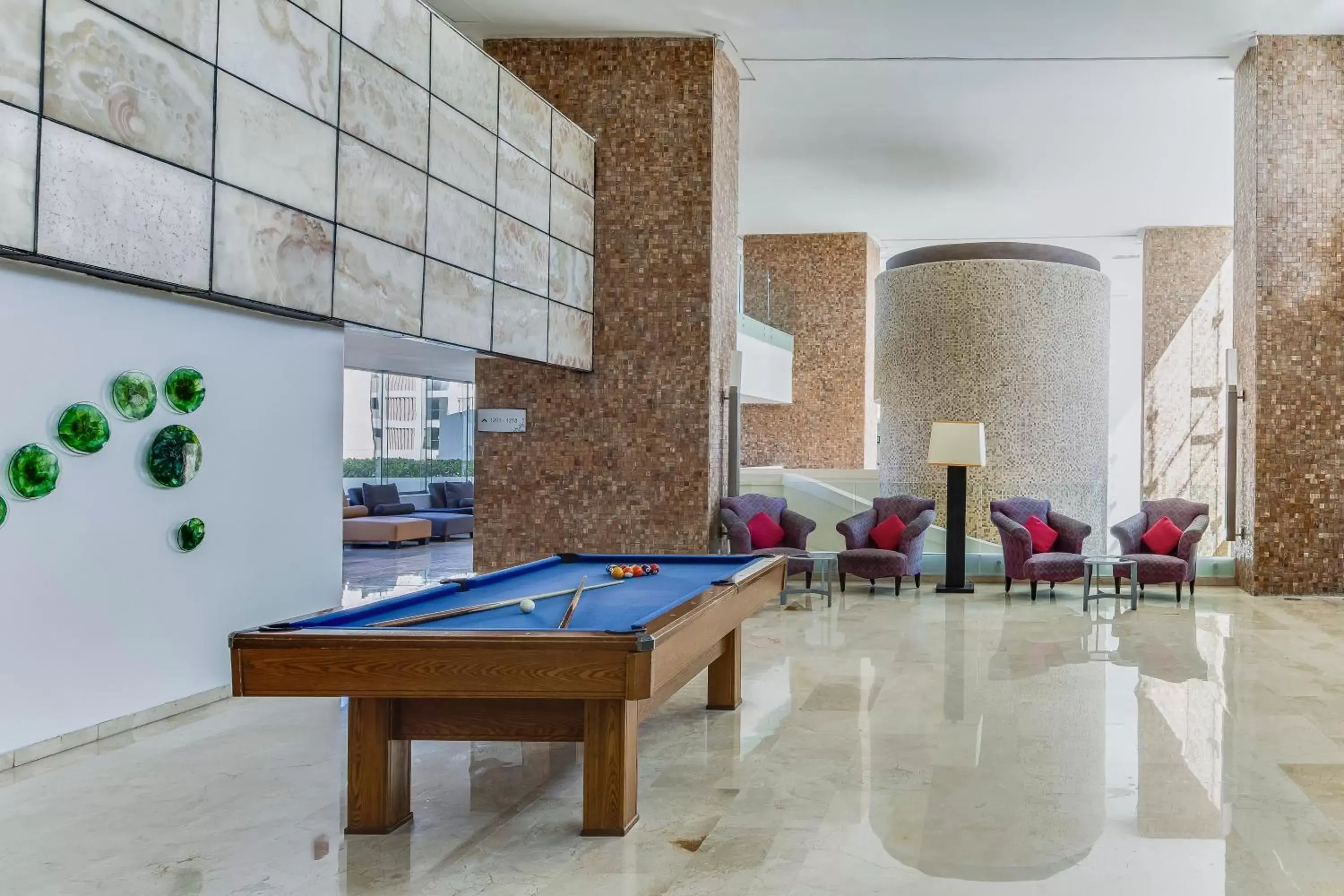 Lobby or reception, Billiards in Live Aqua Beach Resort Cancun