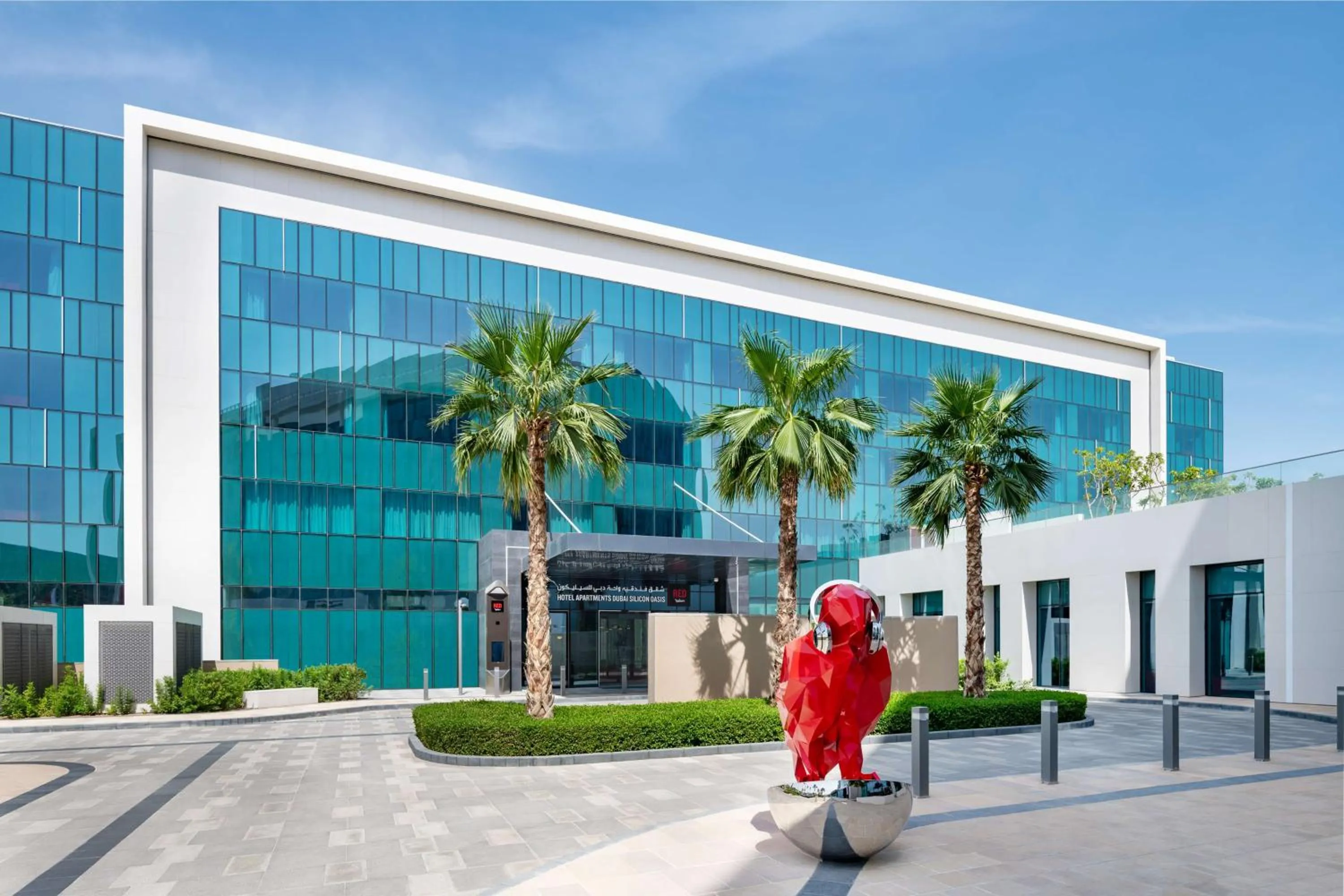 Property building in Radisson RED Dubai Silicon Oasis