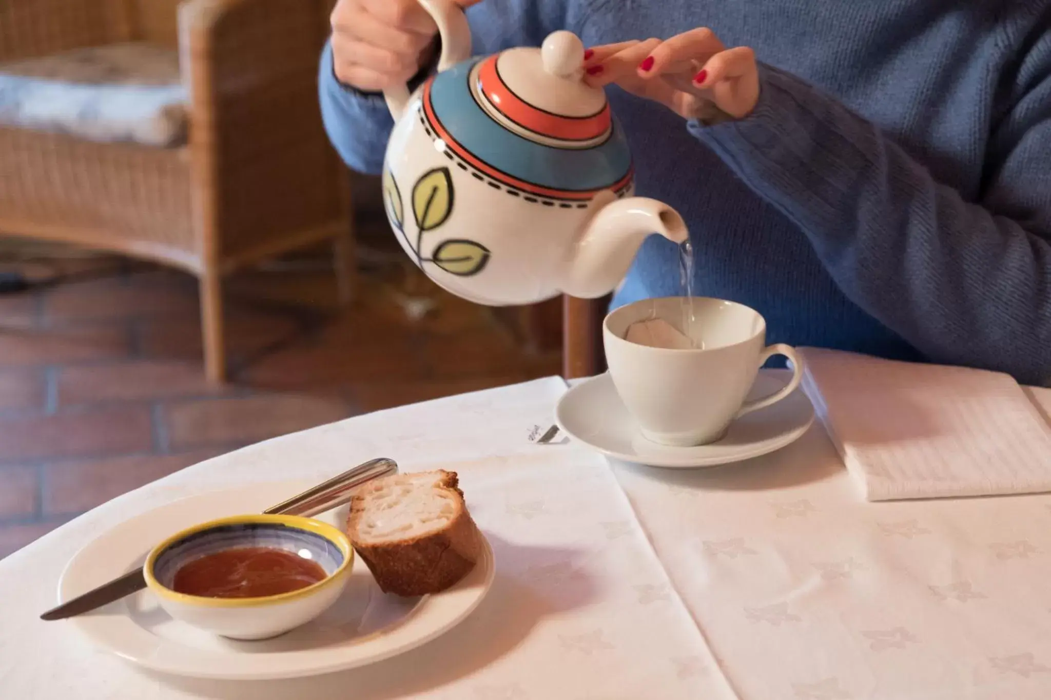 Italian breakfast in La Bribaudonnière