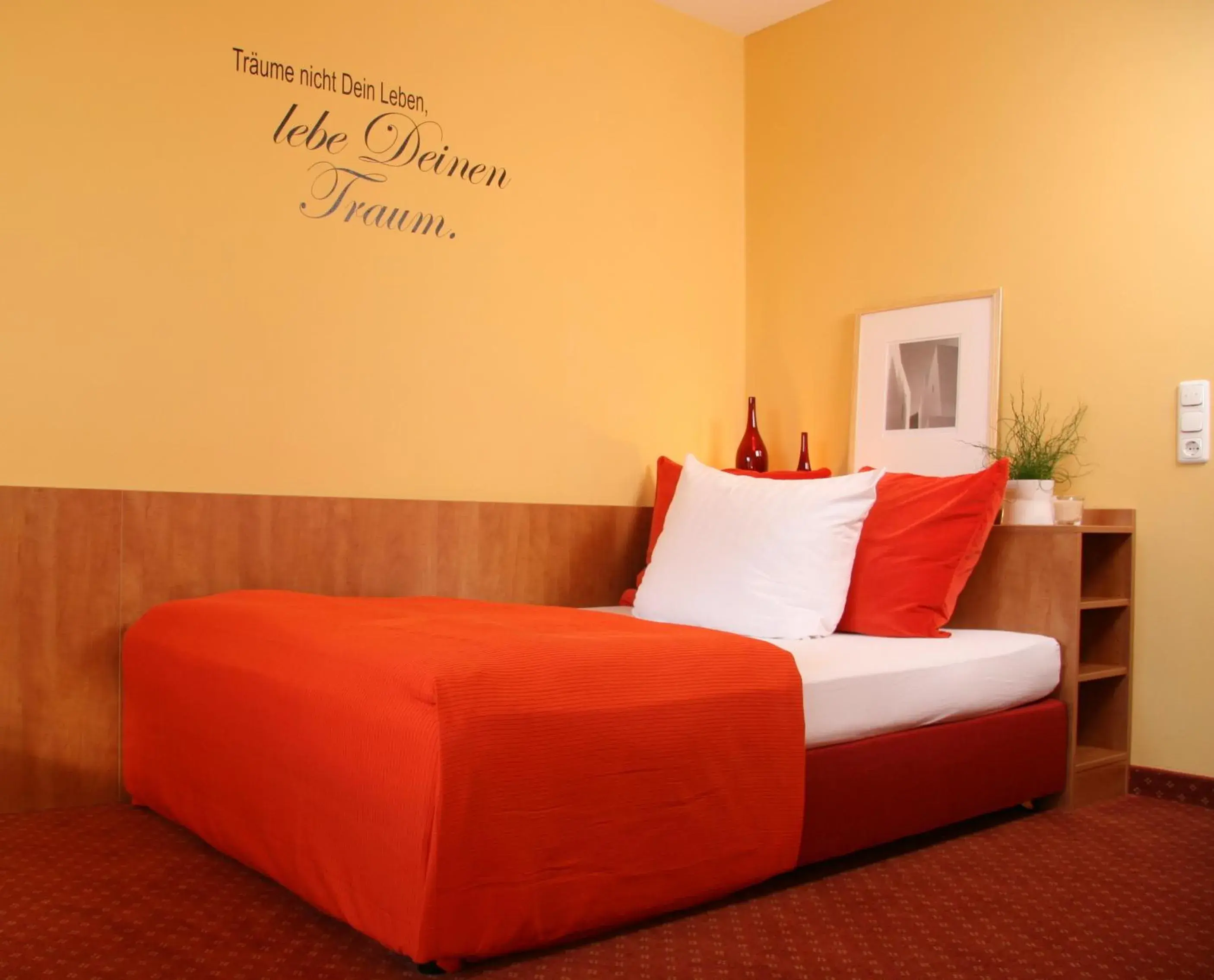 Bed in Hotel von Heyden