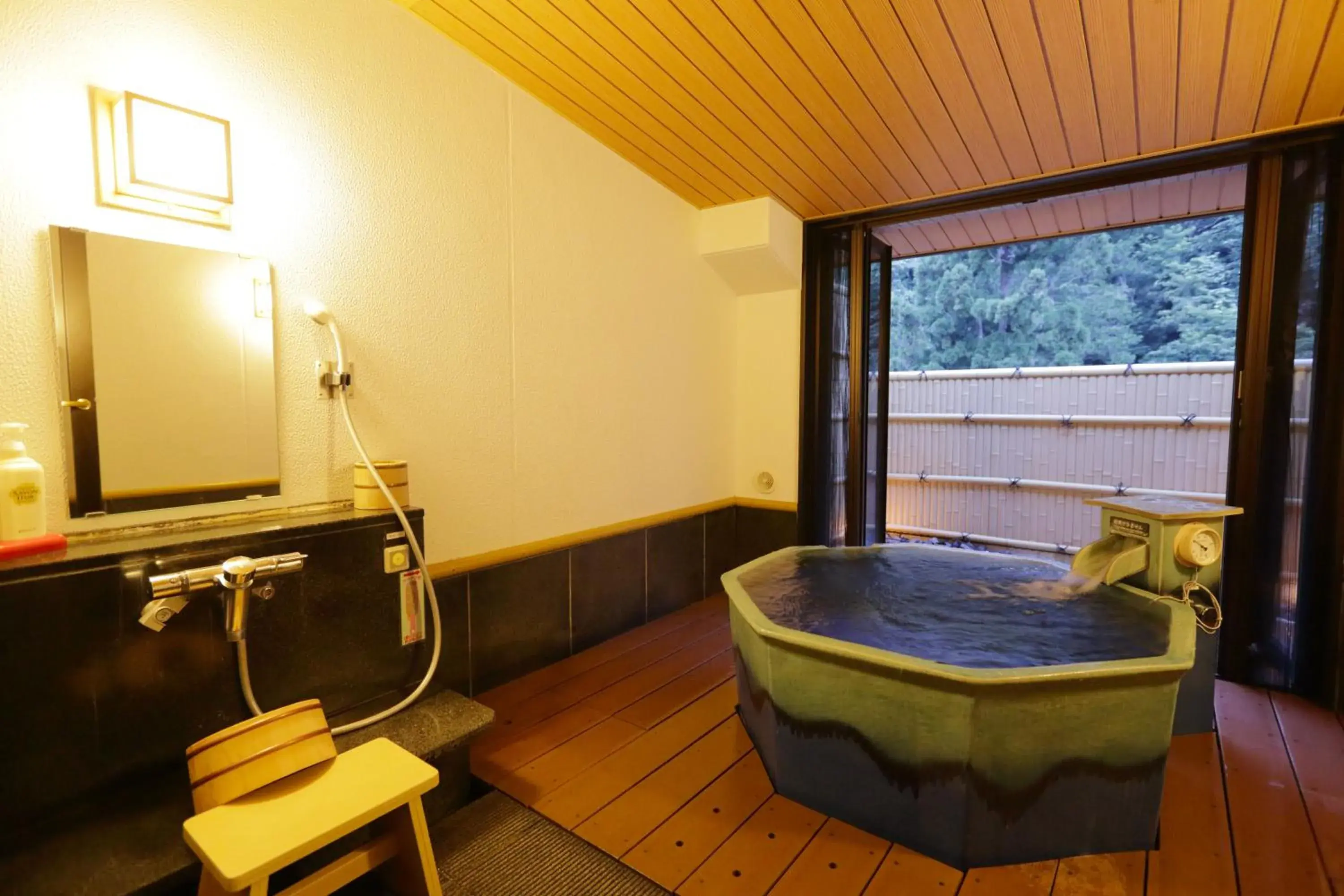 Bathroom in Hakone Tenseien Hotel